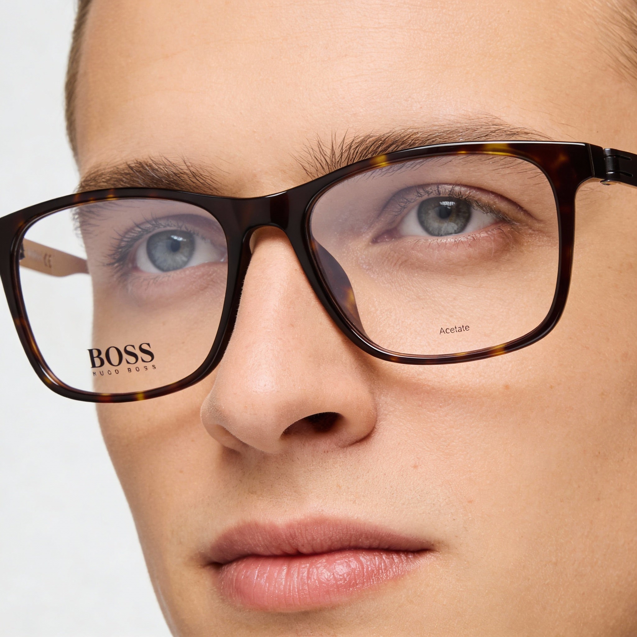BOSS 1343/F Unisex Sunglasses, Plastic Frame, Polycarbonate Lenses, Havana 54mm, Photo 4