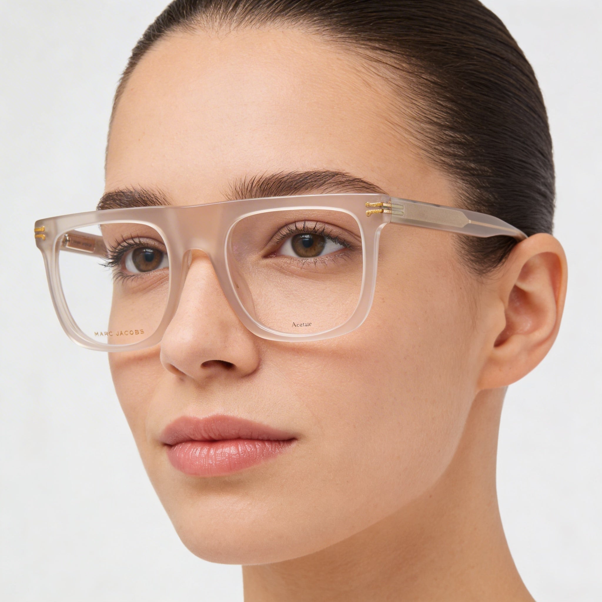 Gafas de sol Marc Jacobs MJ 1063 para mujer, montura de acetato negro con cristales, lentes de policarbonato de 50 mm, Photo 4