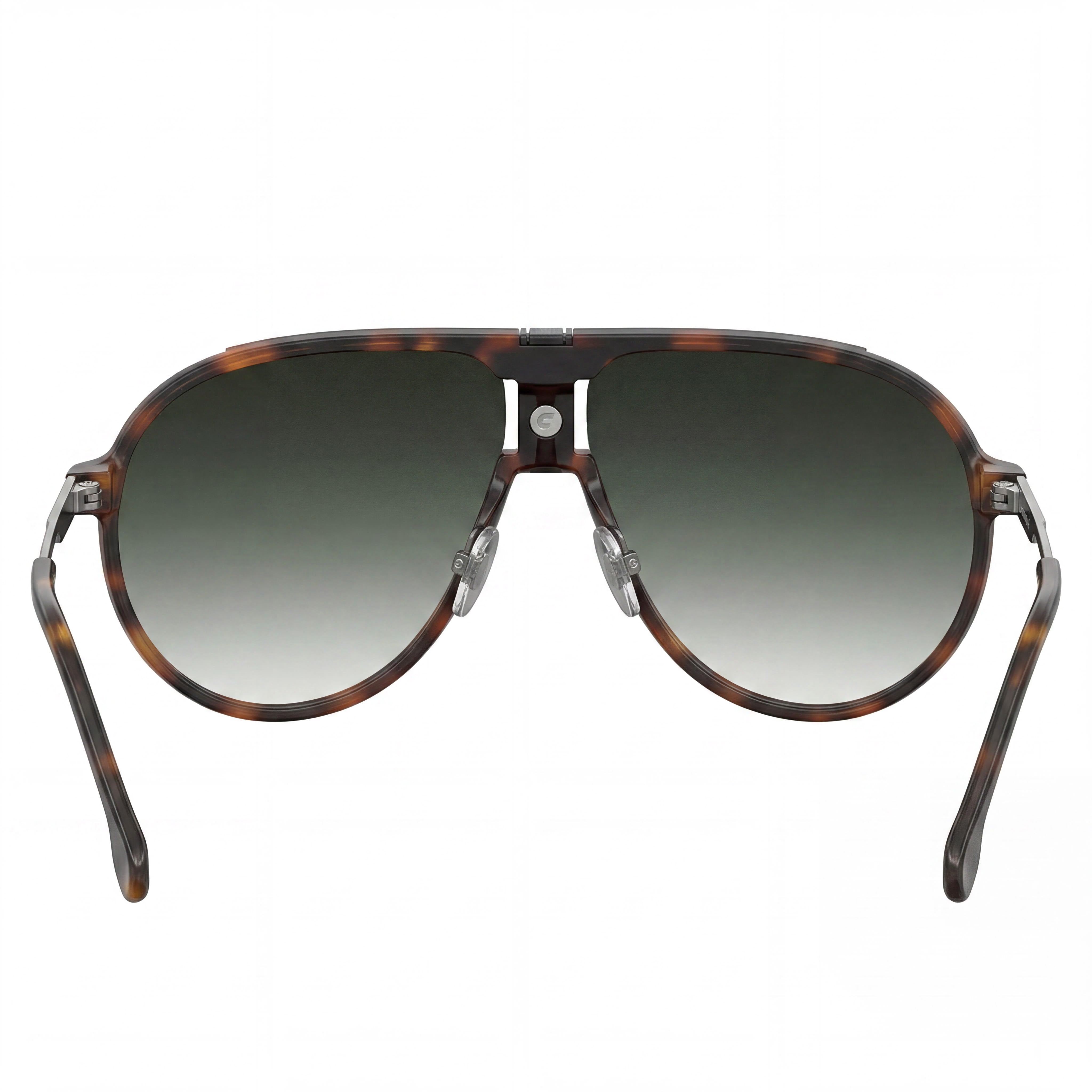 Carrera 1034/S Unisex Dark Havana Metal Frame Green Shaded Non-Polarized UV Protection Polycarbonate Lens 63mm Sunglasses, Photo 3