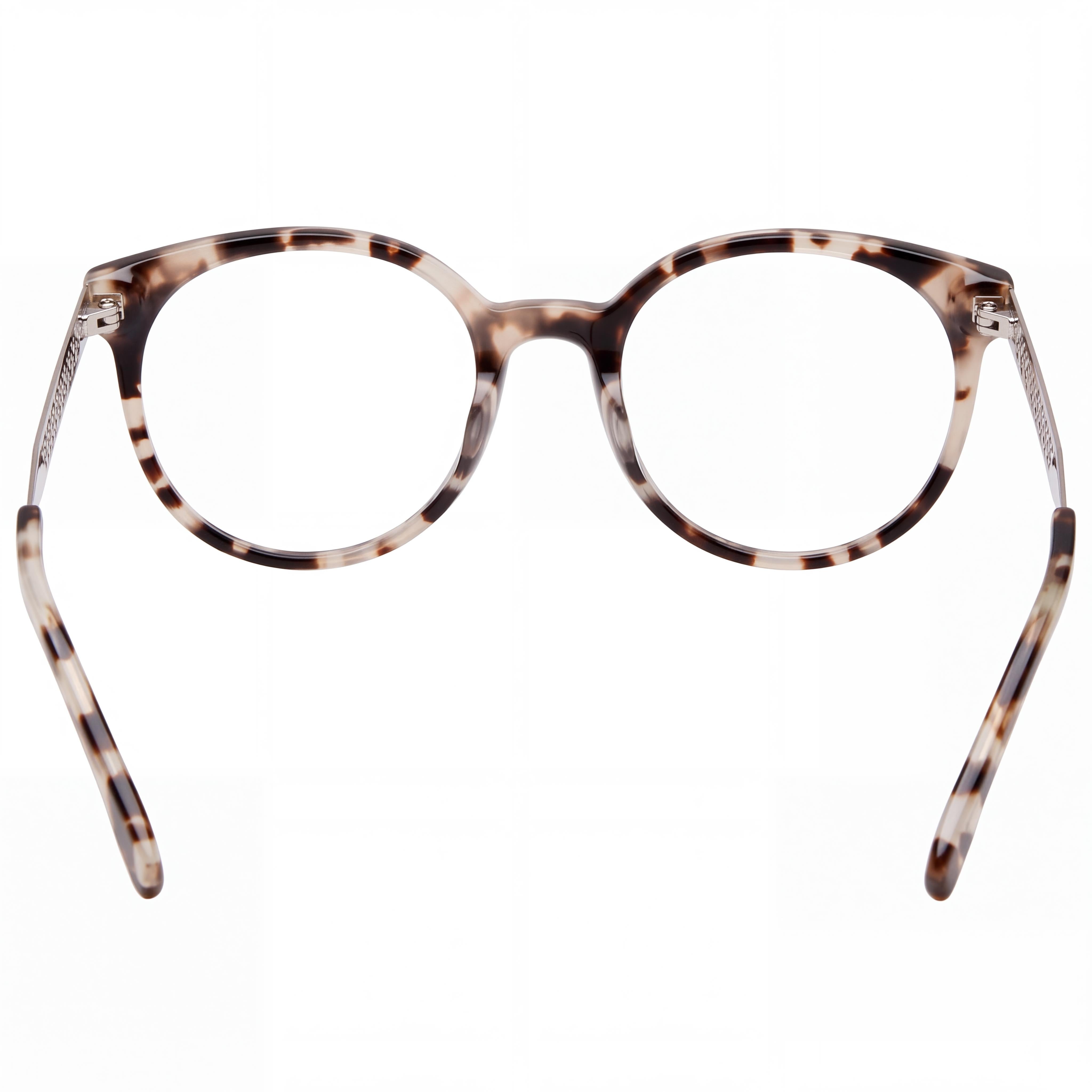 Gafas Lacoste L2806 para hombre con montura metálica Rose Havana, detalladas con 50 mm de ancho de lente, 20 mm de ancho de puente y 140 mm de longitud de patilla, Photo 3