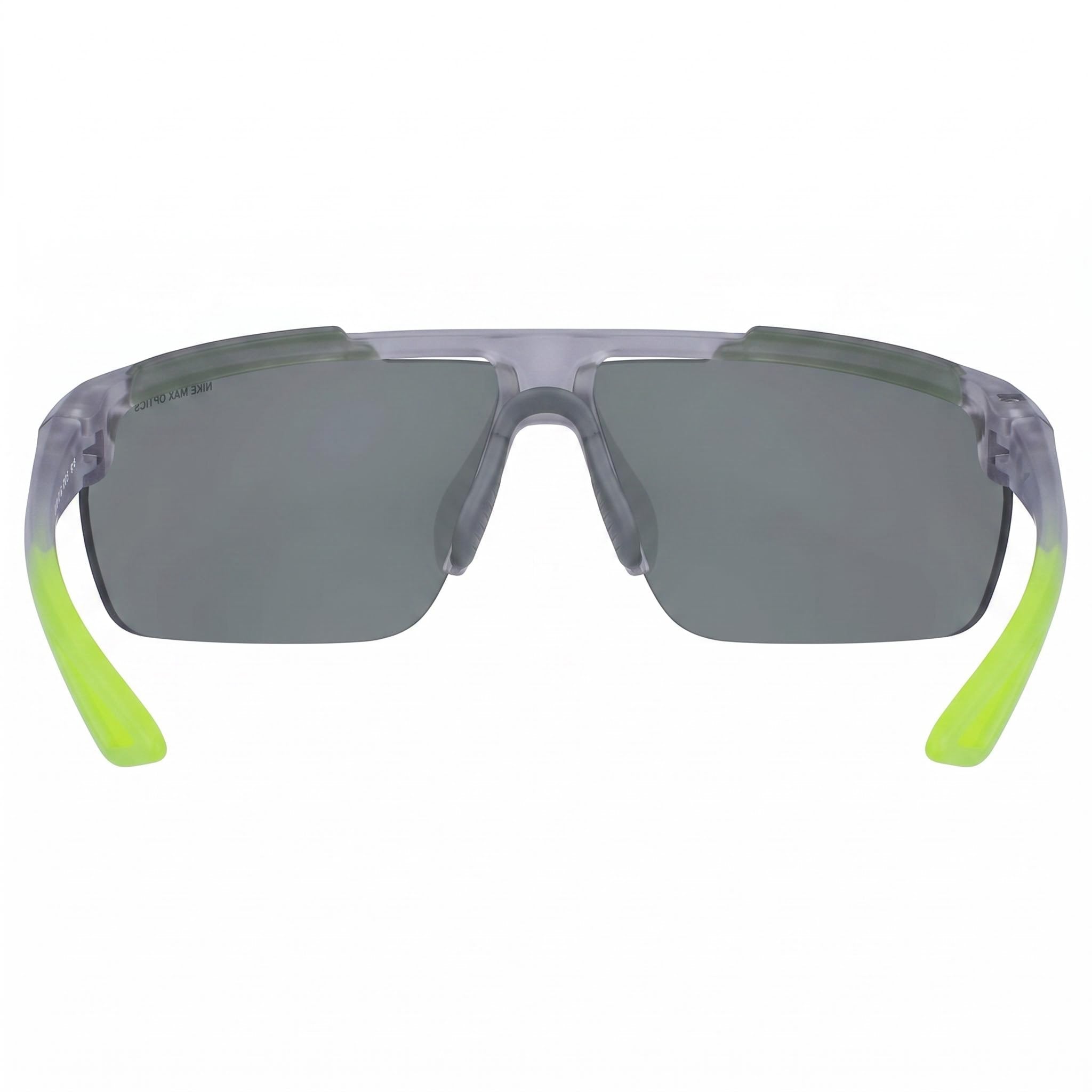 Nike Windshield CW4664 Gafas de sol rectangulares de plástico unisex con protección UV de 75 mm - Gris Lobo/Blanco/Plata Flash, Photo 4