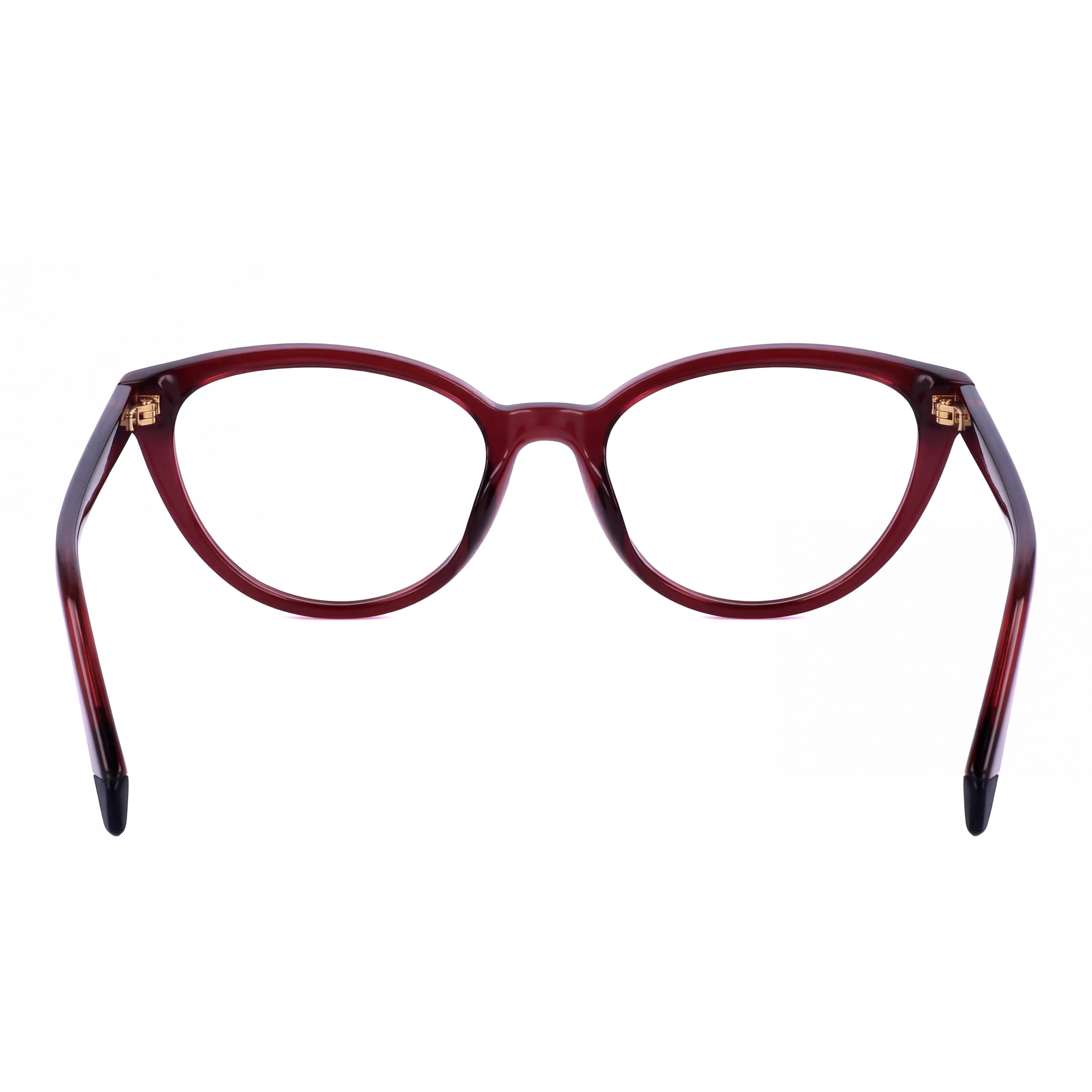 Polaroid Pld D432 Women's Transparent Red Injected Eyeglasses 53mm, Photo 3