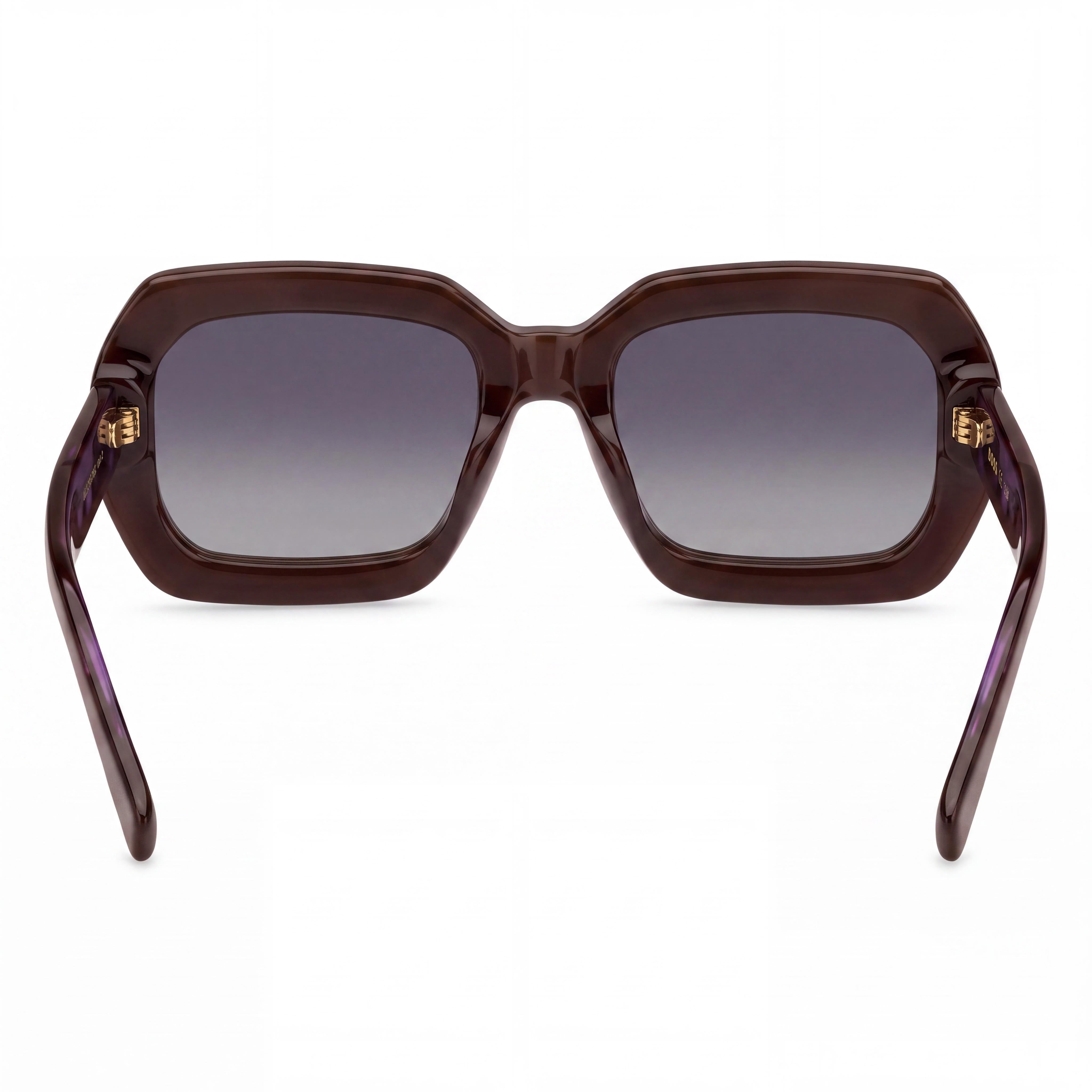 Gafas de sol modernas para mujer HUGO BOSS BLACK de acetato marrón, lentes grises de doble sombra, protección UV del 100 %, 54 mm, Photo 2