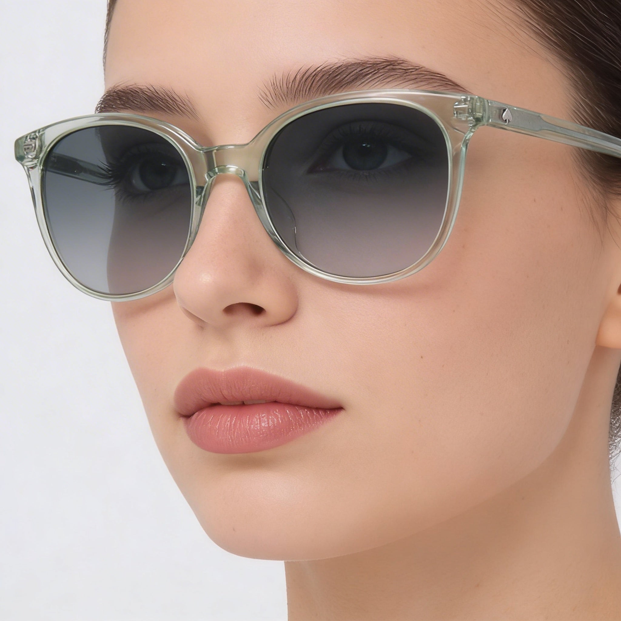 Kate Spade New York Casual Women's Green Gradient Acetate Polycarbonate UV Protection Sunglasses 51mm, Photo 5
