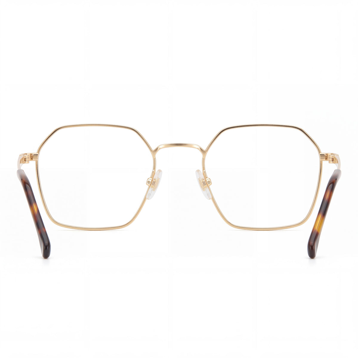 Gafas Carrera Classic para mujer con montura de acero inoxidable en oro mate y lentes de 50 mm de ancho, Photo 2