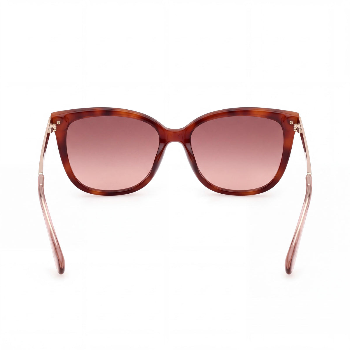 Max & Co. Modern Women's Dark Havana Tortoise Sunglasses with Gradient Brown Lenses 100% UV Protection 55mm, Photo 4