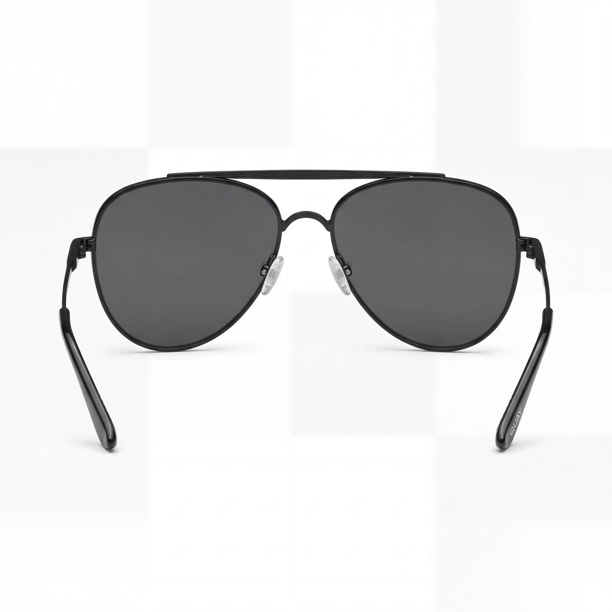 Gafas de sol para hombre QUAY AUSTRALIA Free Fall, metal negro/ahumado, polarizadas, con protección UV, 60 mm, Photo 4
