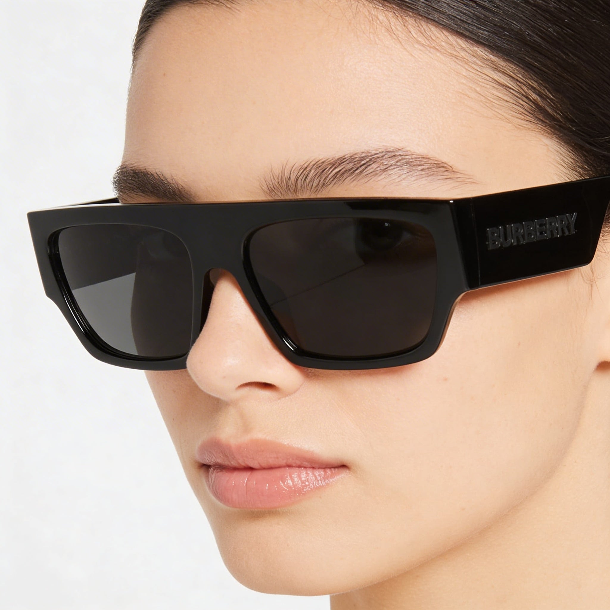 BURBERRY Classic Women's Multicolour Plastic Frame Dark Grey UV Protection Prescription-Ready Sunglasses 58mm, Photo 5