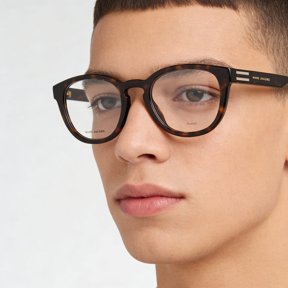 Marc Jacobs Modern Unisex Havana Acetate Frame Havana Polycarbonate Non-polarised Lenses Sunglasses 51mm