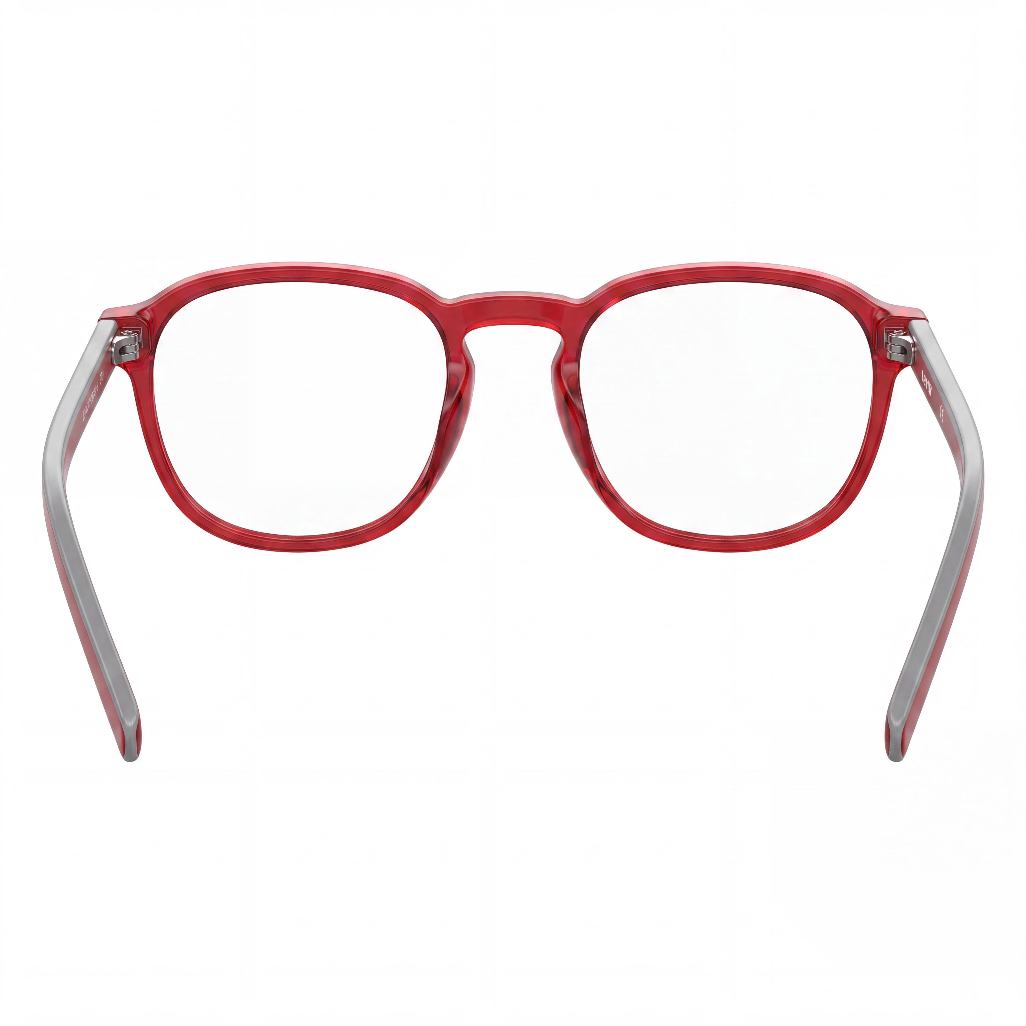 Levi's Lv 1024 Women's Red Plastic Prescription Eyeglasses Frame, Lens Width 50mm, Bridge 20mm, Temple 145mm, Photo 3