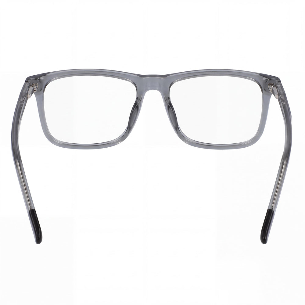 Nike 5541 Women's Classic Full Rim Rectangle Plastic Eyeglasses Dark Grey Black Clear Non- Polycarbonate Lenses 51mm