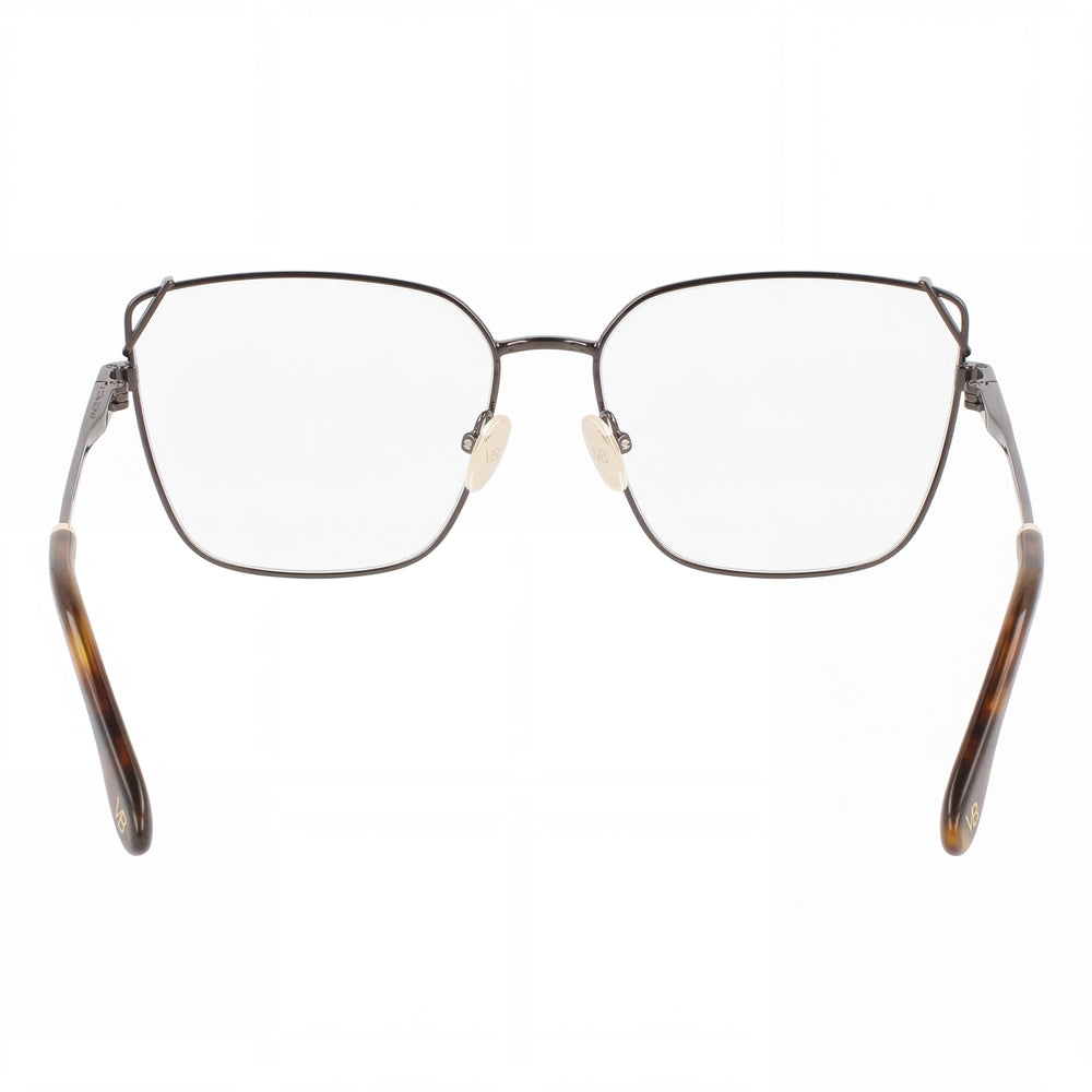 Gafas de sol de hombre Victoria Beckham Modern VB2126 de aleación de acero y policarbonato negras sin polarizar, 58 mm