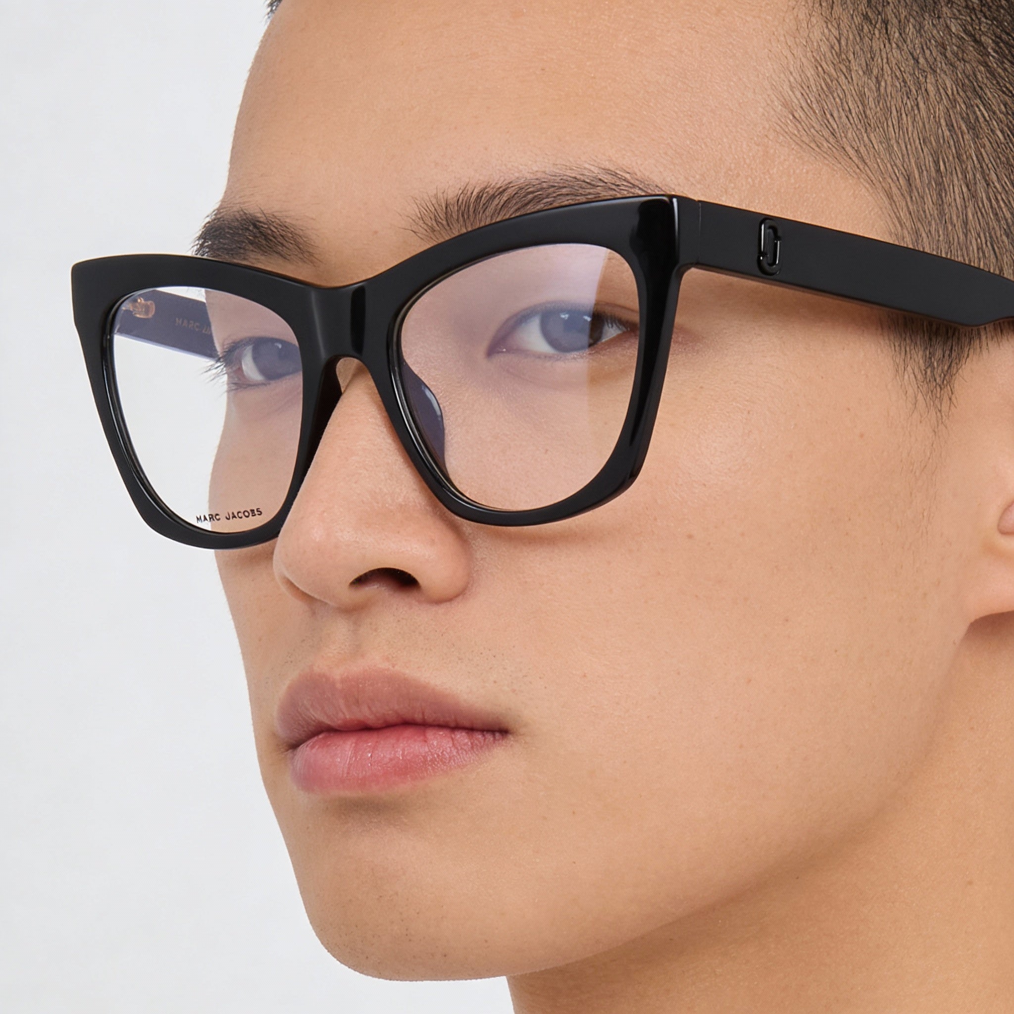Marc Jacobs Classic Unisex Black Cellulose Frame Polycarbonate Non Polarized Sunglasses 53mm, Photo 5