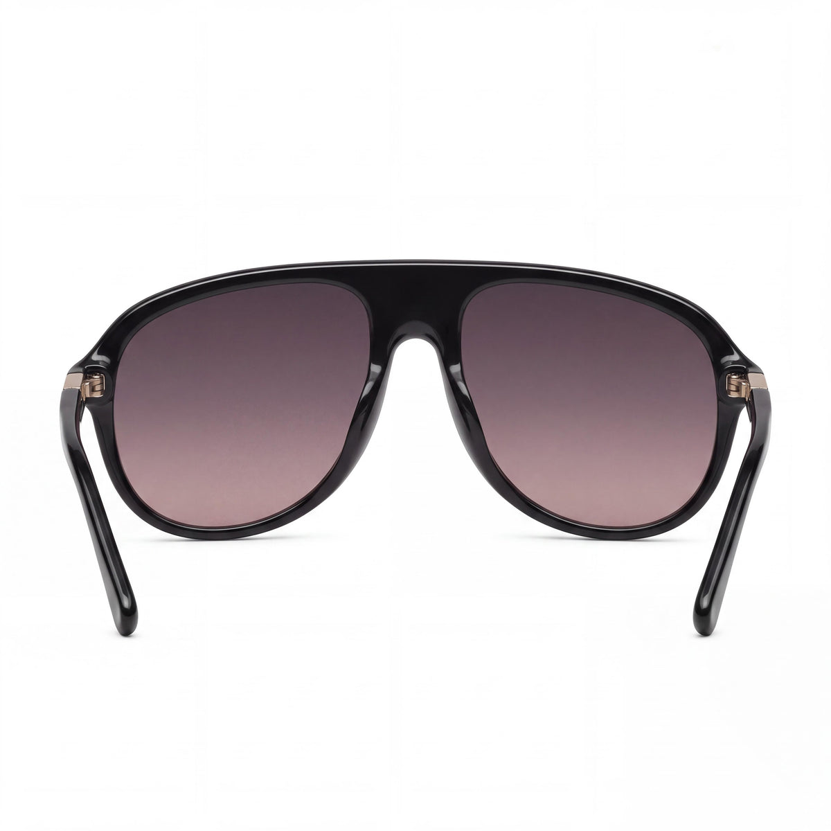 QUAY AUSTRALIA CHART TOPPER Women's Aviator Black Smoke Taupe Frame Smoke Taupe Lens UV Protection 65mm Sunglasses, Photo 4