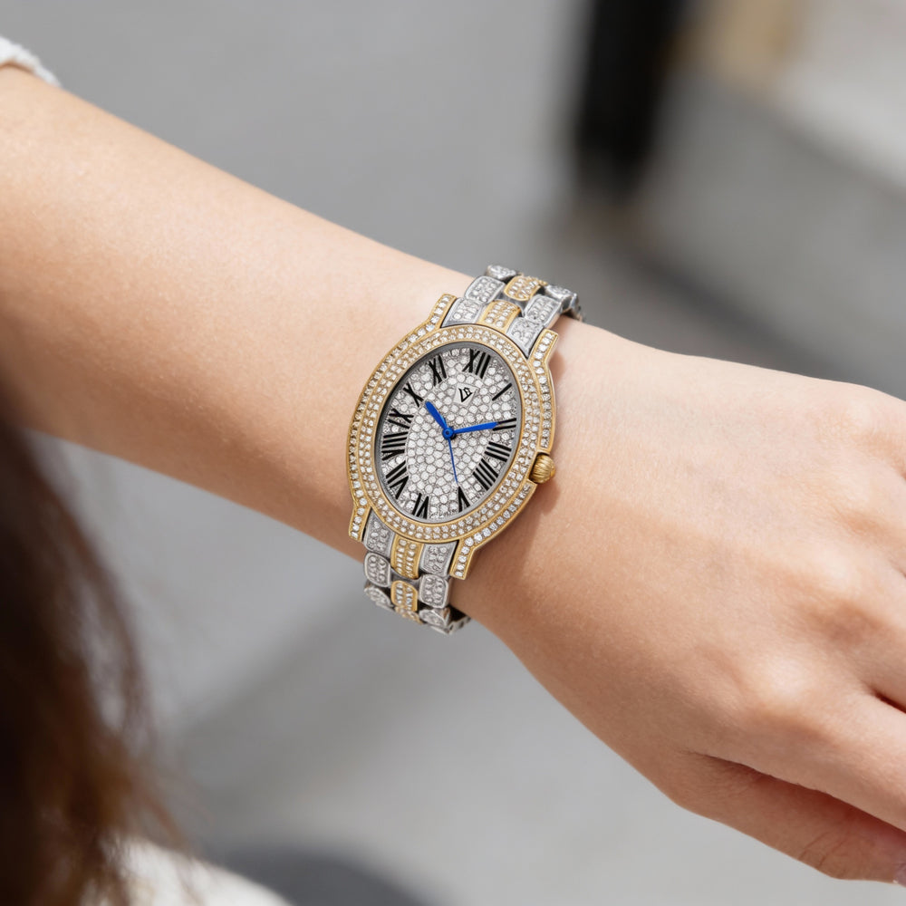 Christian Van Sant bracelet Women's Stainless Steel Watch with Silver Dial & Bracelet, Chronograph, Water Resistant, Scratch Resistant Mineral