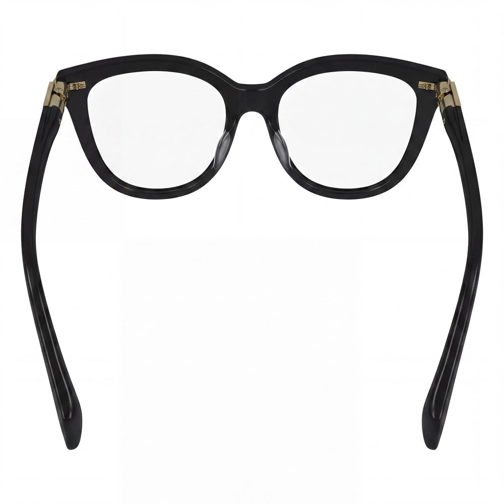 Gafas de plástico negro para hombre Salvatore Ferragamo Modernas 52 mm