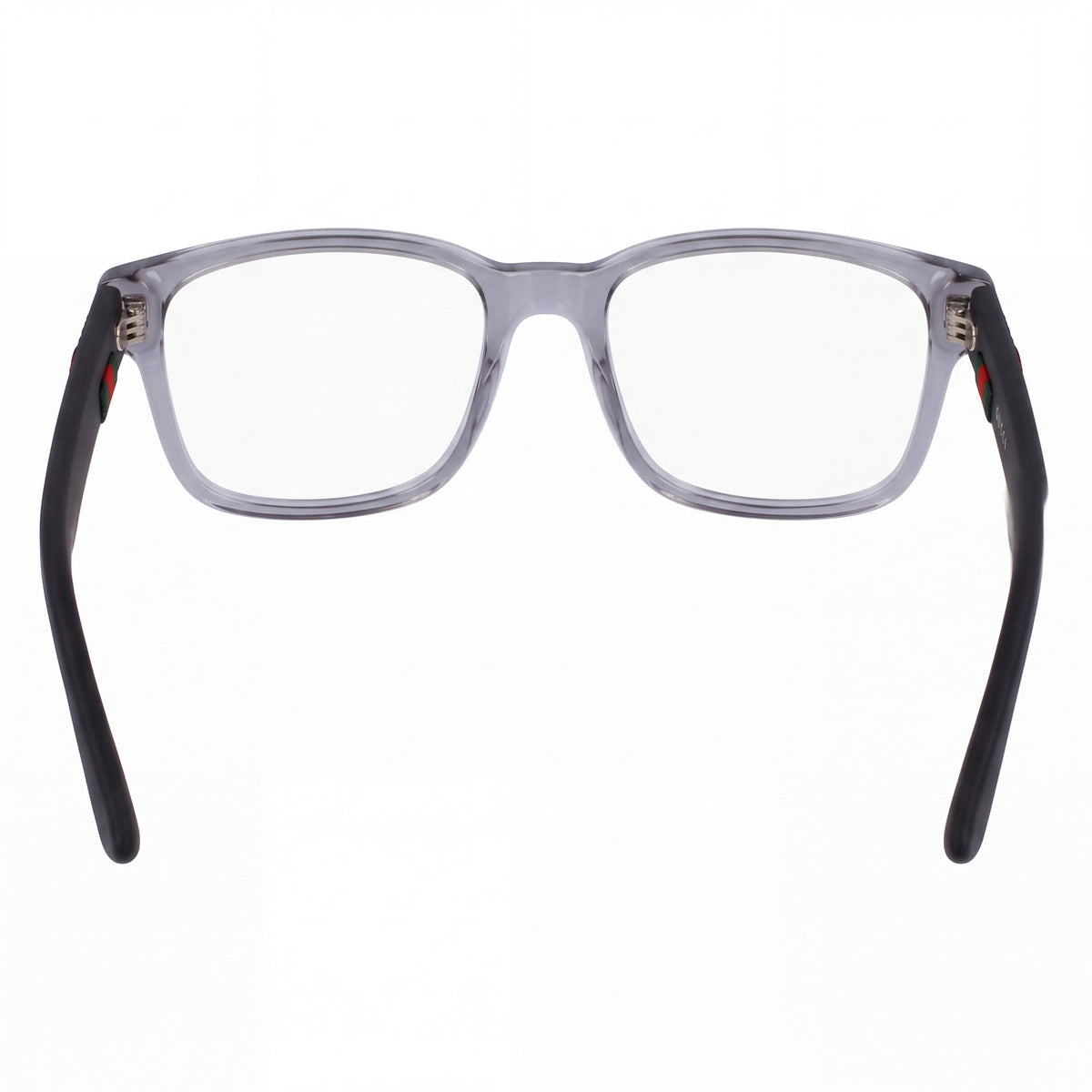 Gucci Women's GG0011O-007 Transparent Light Grey Plastic Eyeglasses 55mm, Photo 3
