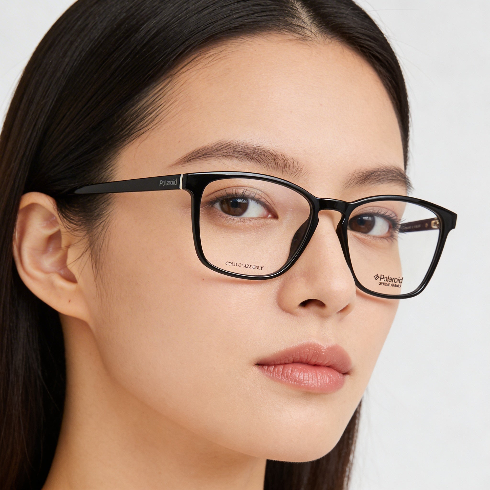 Polaroid Pld D373 Montura de poliamida inyectada negra para mujer con lentes de policarbonato con protección UV 54 mm, Photo 4