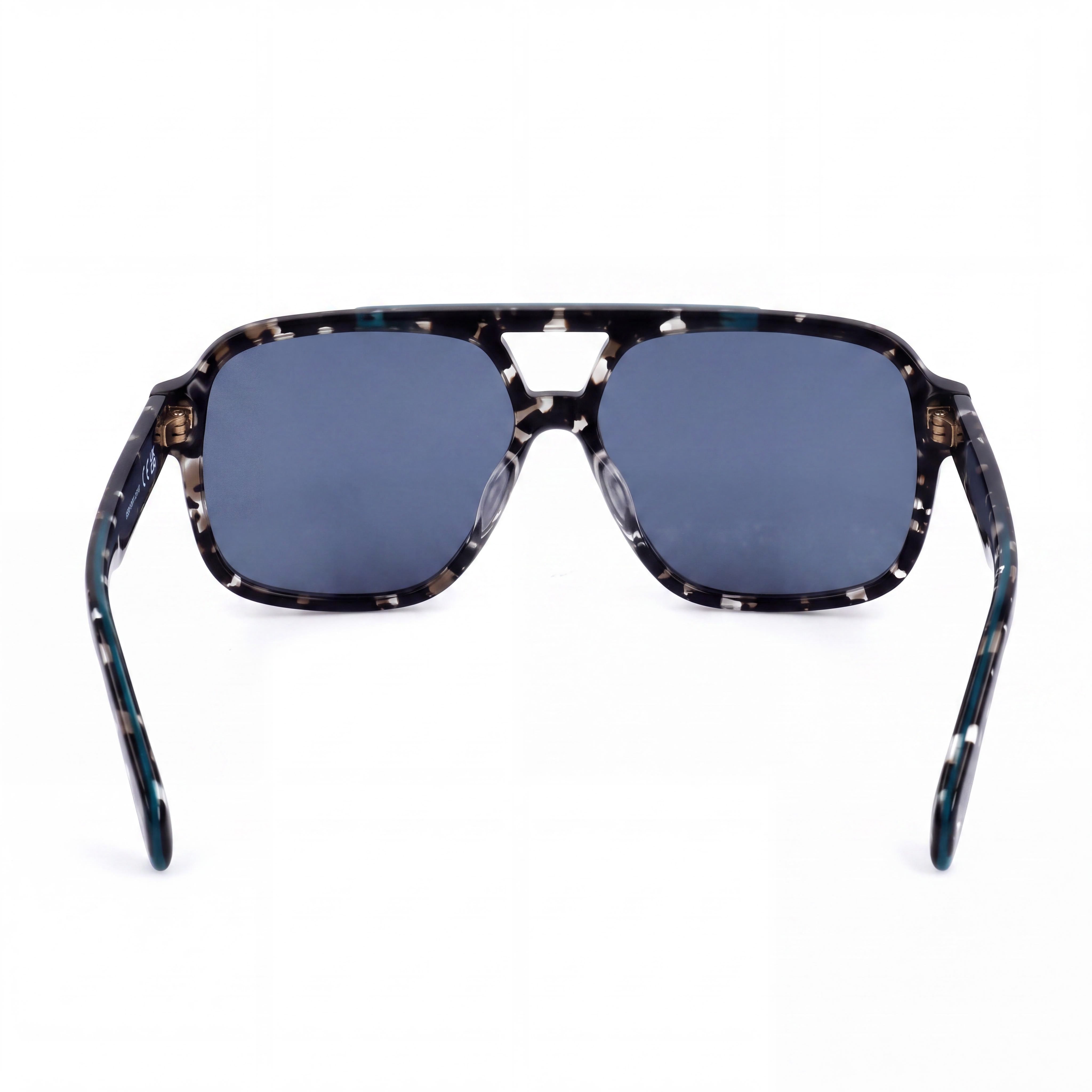 adidas Originals Men's OR0066 Coloured Havana Acetate Non-Polarized Green Lens Sunglasses 59mm, Photo 3