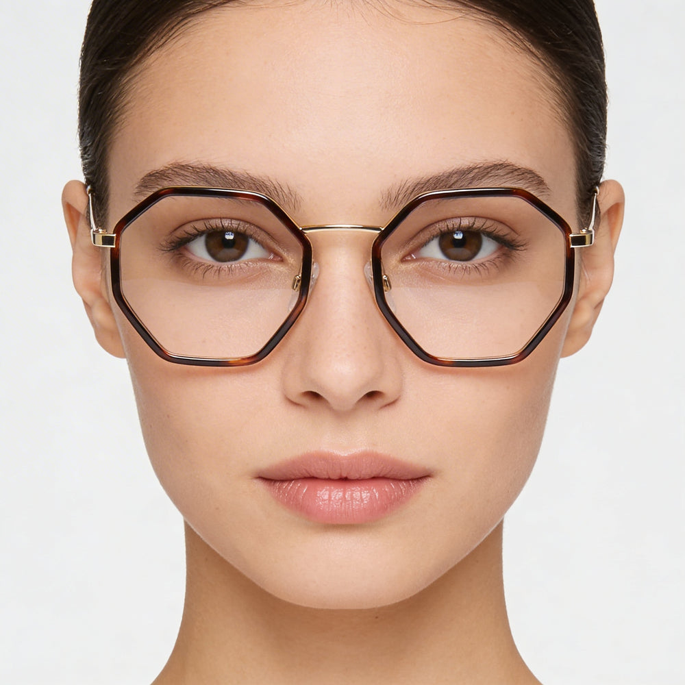 Marc Jacobs Marc 538 Women's Havana Stainless Steel Optical Frames UV Protection Non-Polarized 50mm