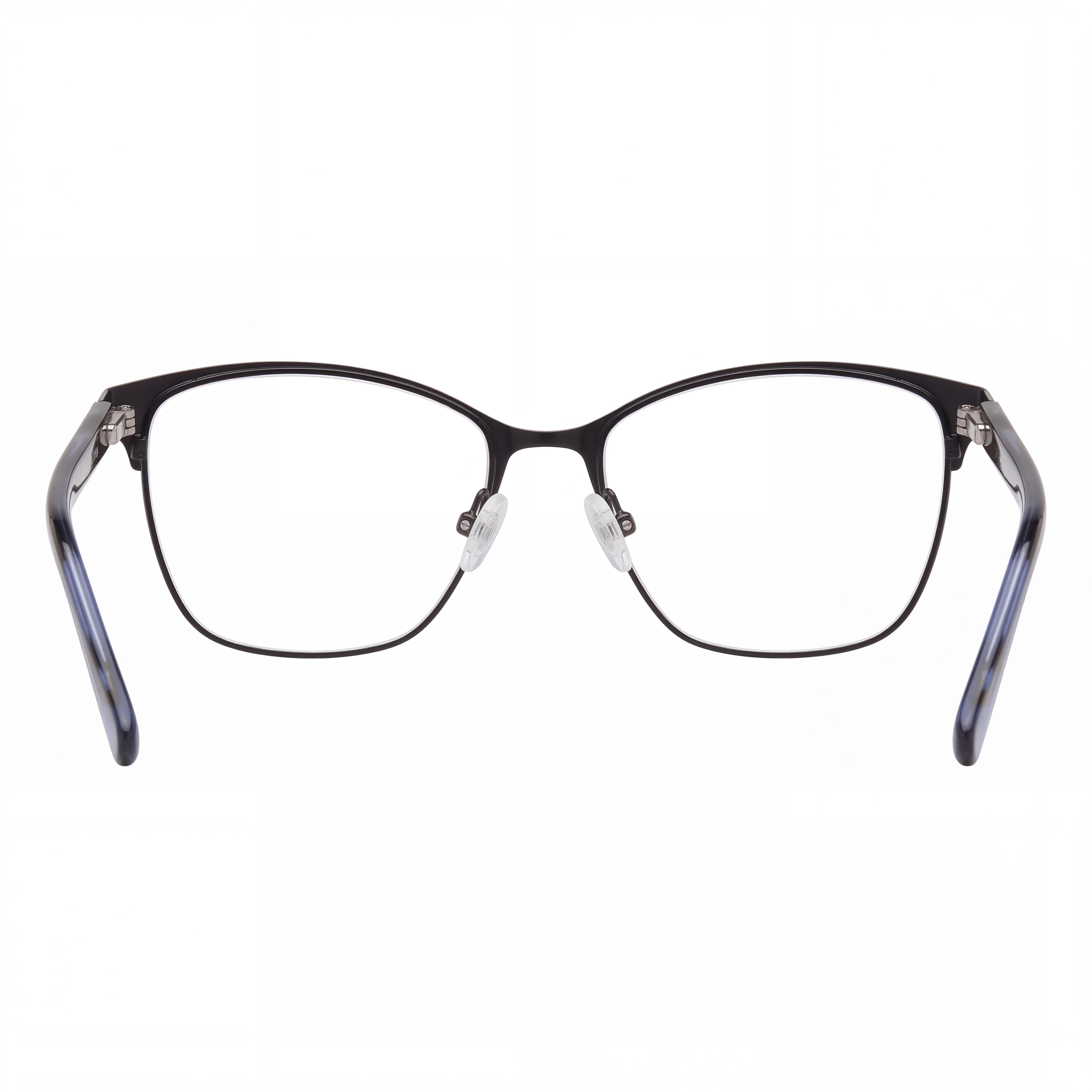 Kenneth Cole REACTION Rn50028 Women's Metal Non- Eyeglasses Matte Black Shiny Blue 53mm, Photo 3