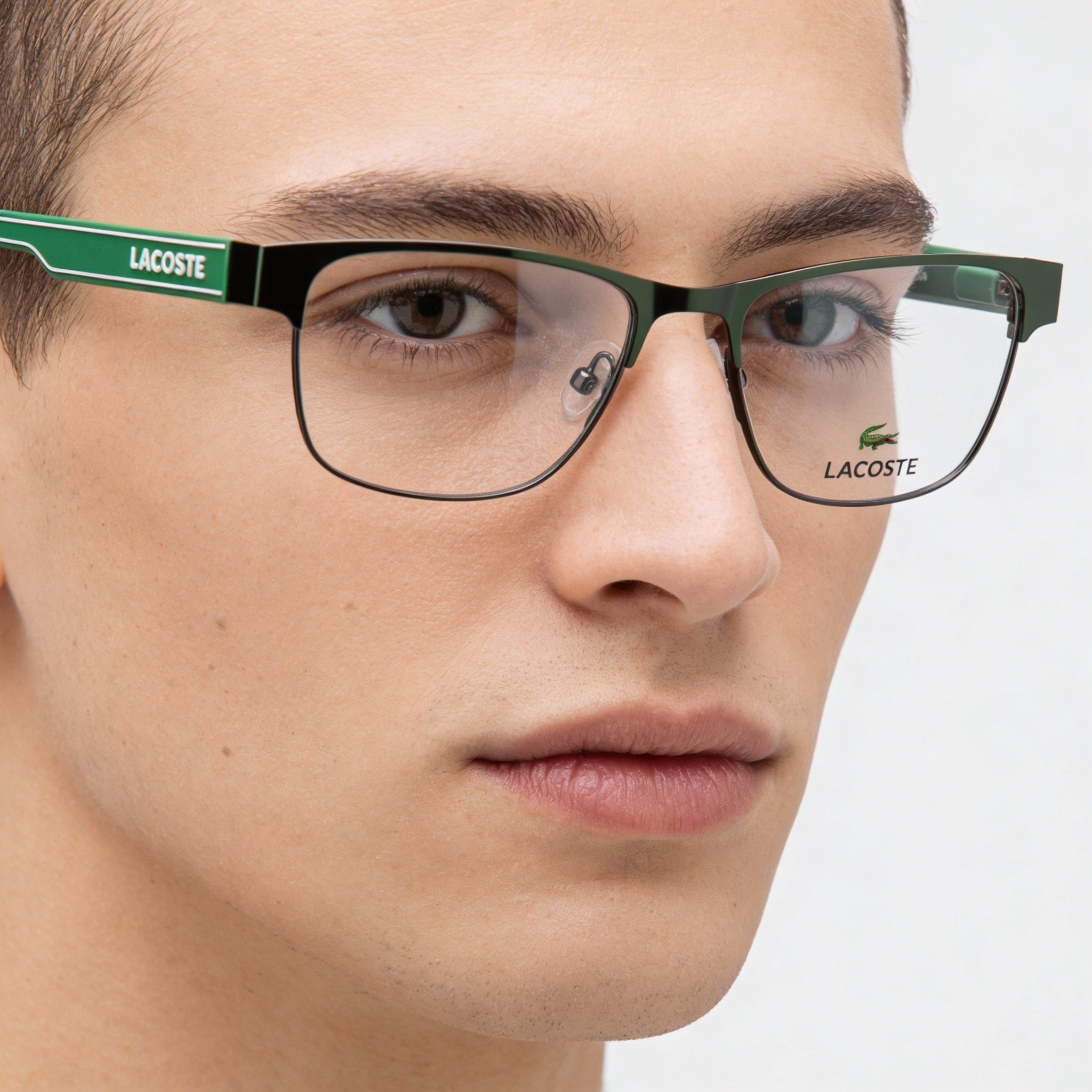 Gafas de sol unisex Lacoste L3111 de acetato verde no polarizadas de 49 mm, Photo 4