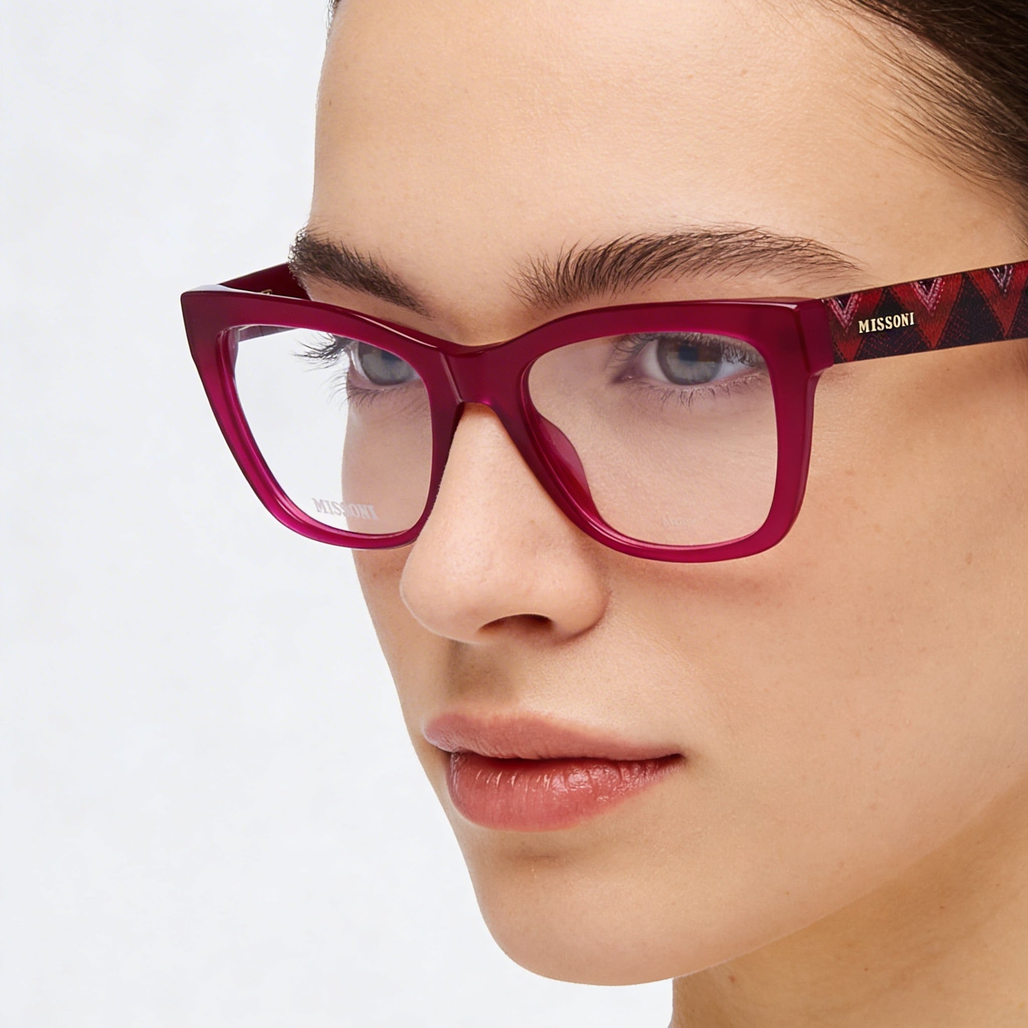Gafas de Sol Modernas Missoni Unisex, Montura de Acetato Violeta, Lentes Violetas No Polarizadas, Protección UV, 53mm, Photo 4