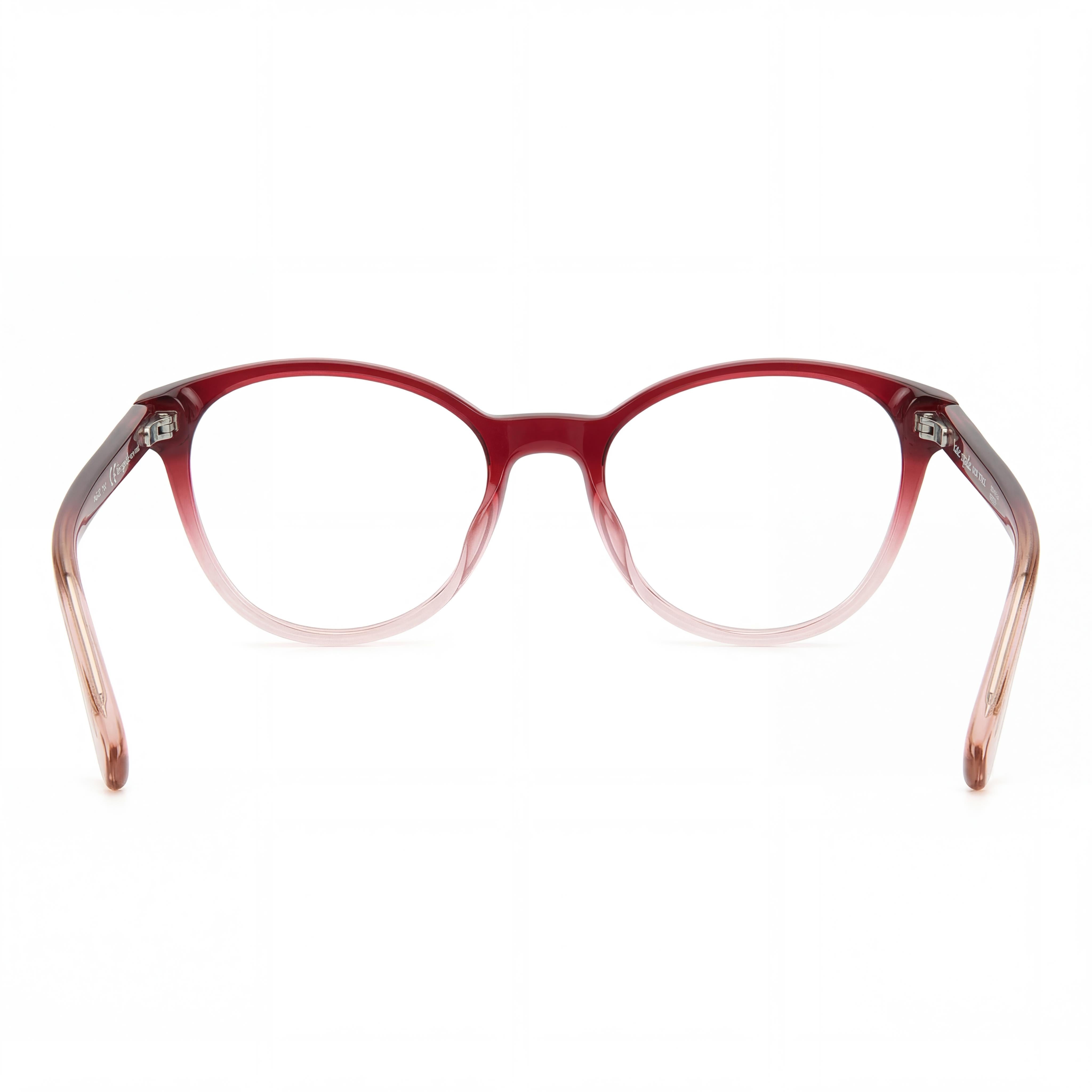 kate spade new york Gafas de sol clásicas de acetato ecológico rojo y rosa para mujer, montura de 50 mm, lente de policarbonato multicolor no polarizada, Photo 4