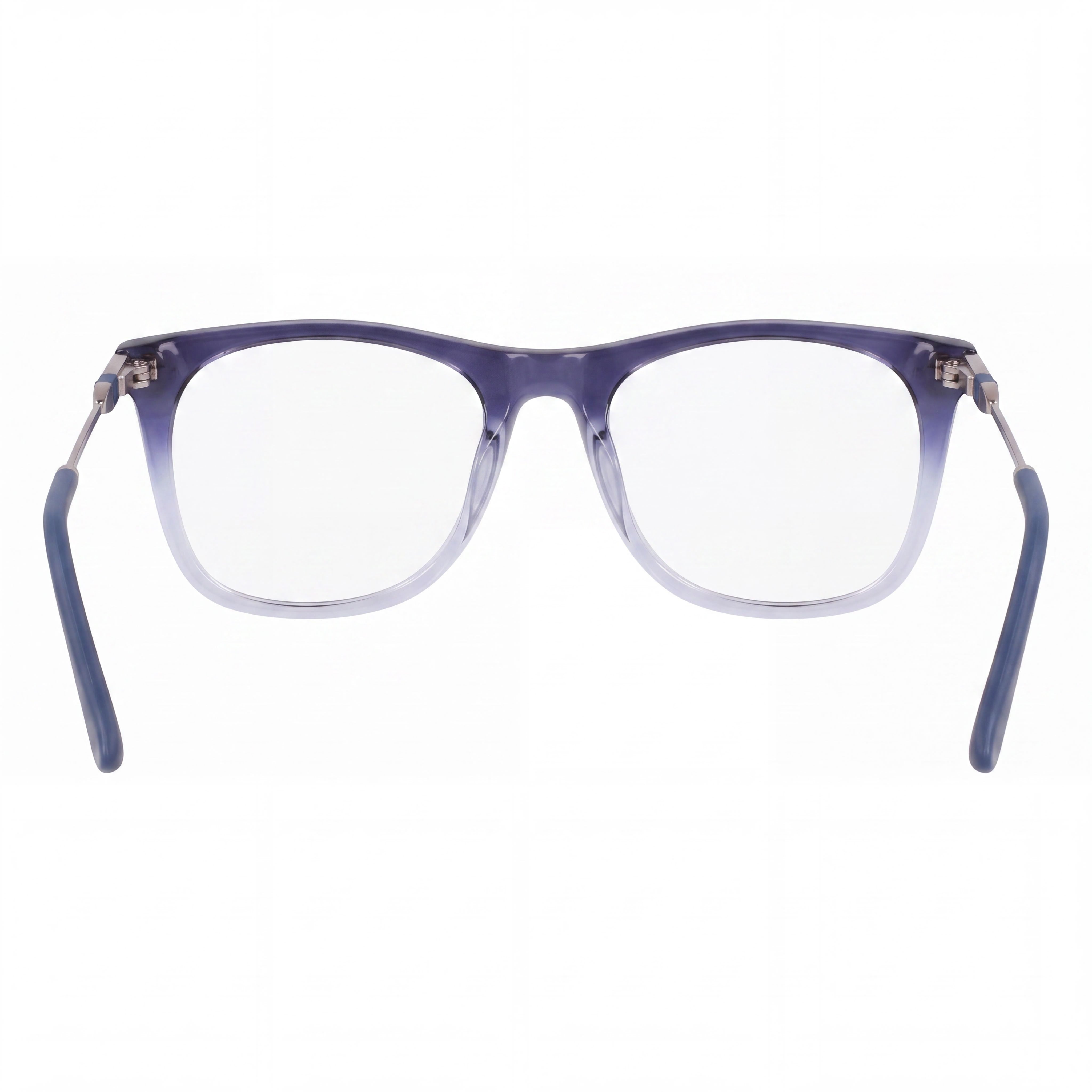 Cole Haan CH4520 Unisex Eyeglasses with Blue Acetate Frame, Multicolor Polycarbonate Lenses 53mm, Photo 3