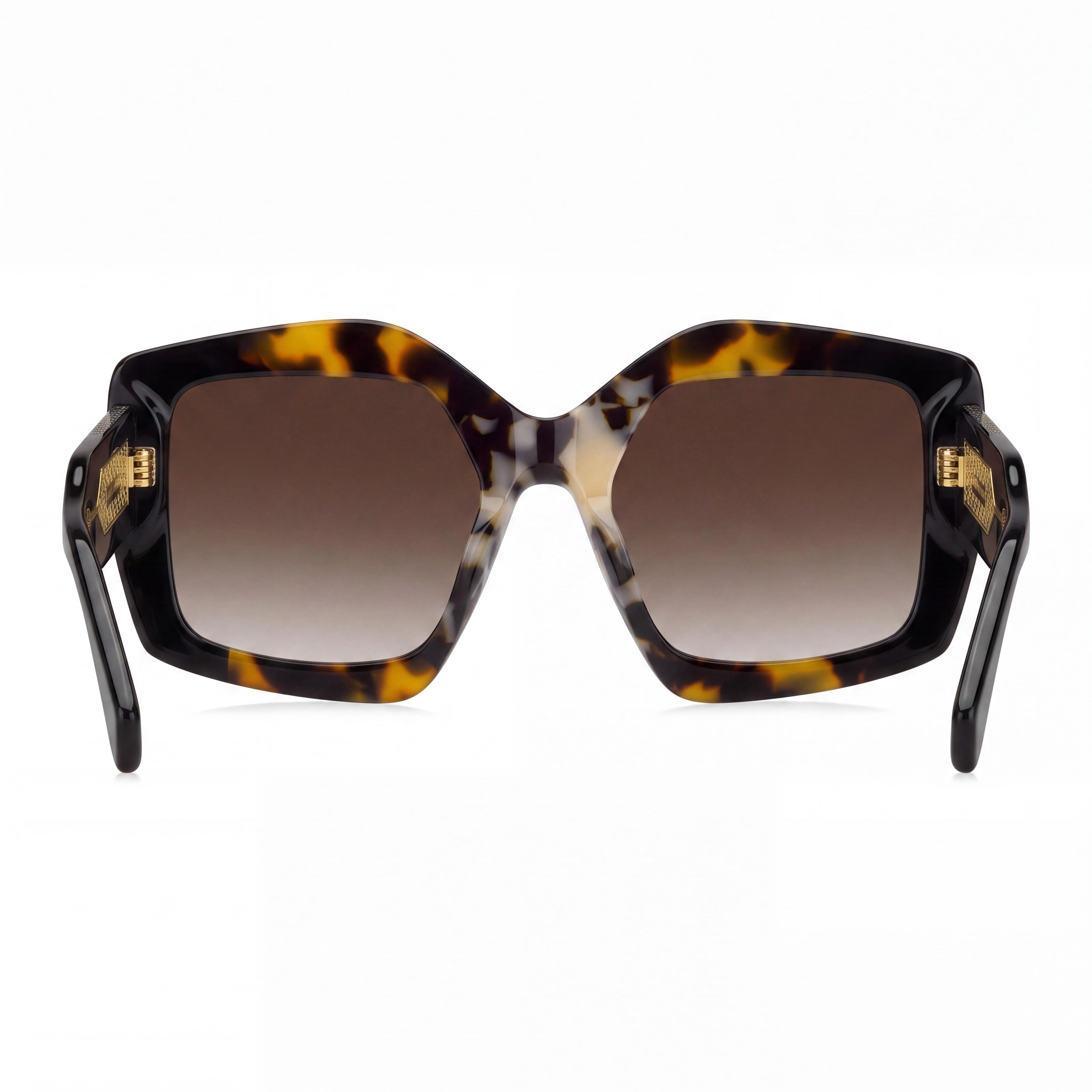 Gafas de sol Marc Jacobs Mj 1109/S para mujer, de plástico ligero, montura marrón havana, lentes marrón degradado con protección UV, 53 mm, Photo 3