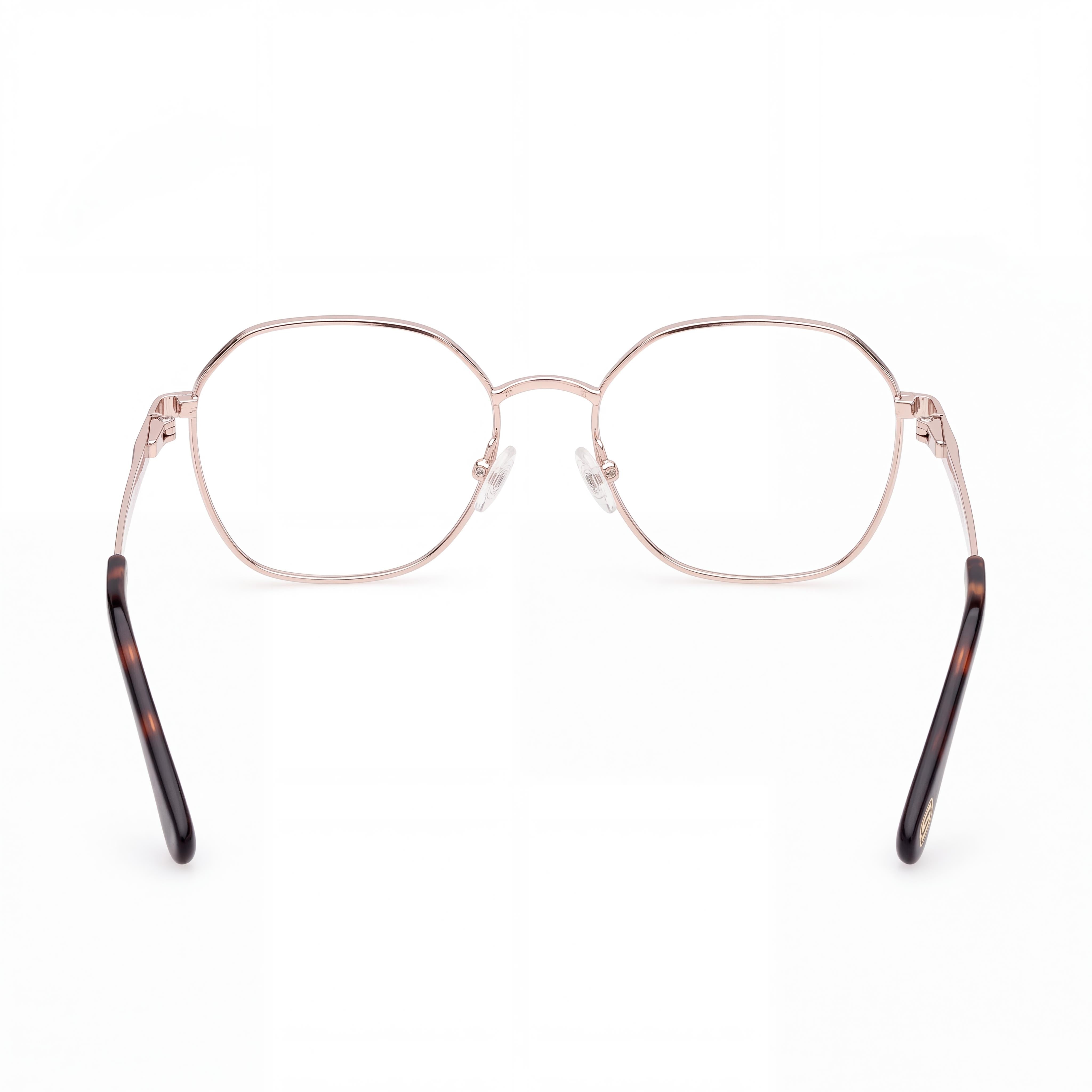 Skechers Se50063 Unisex Eyeglasses with Pale Gold Metal Frame, Pale Gold Lenses, 53mm Lens Width, Photo 3