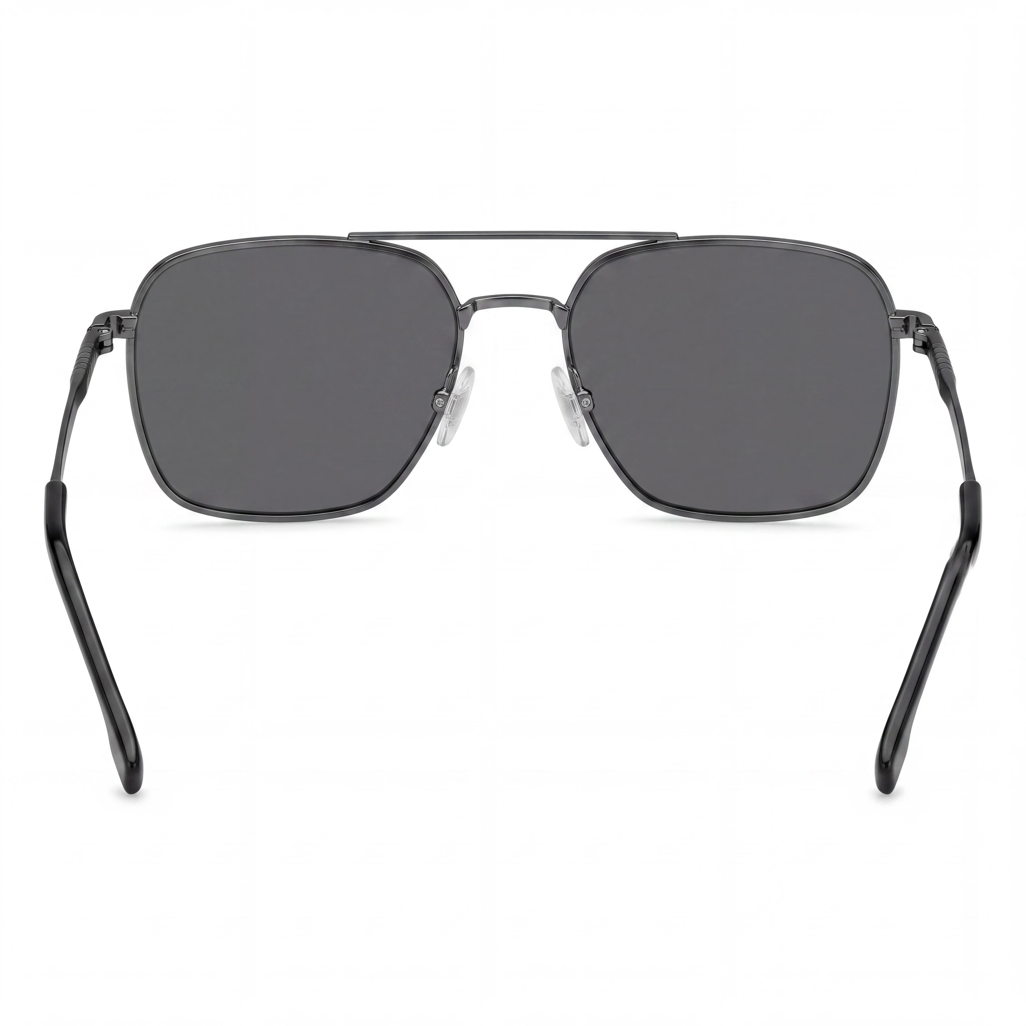 Hugo Boss Boss 1414/S Unisex Metal Frame UV Protection Sunglasses Matte Dark Ruthenium 57mm Lens, Photo 4