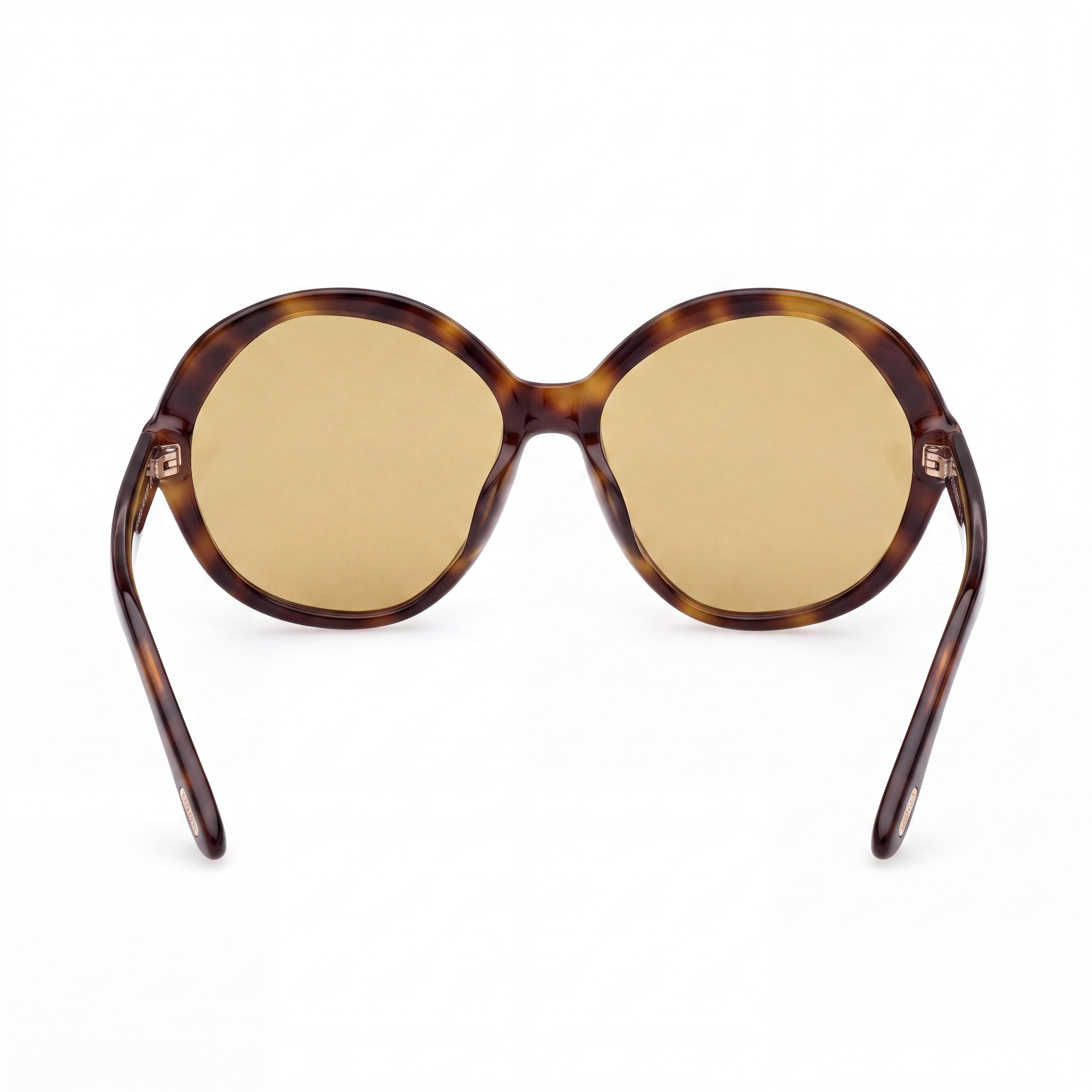 Tom Ford FT 1282 Classic Unisex Eyewear with Dark Havana Plastic Frame, Non-Polarized Multicolor Polycarbonate Lenses, 60mm, Photo 3