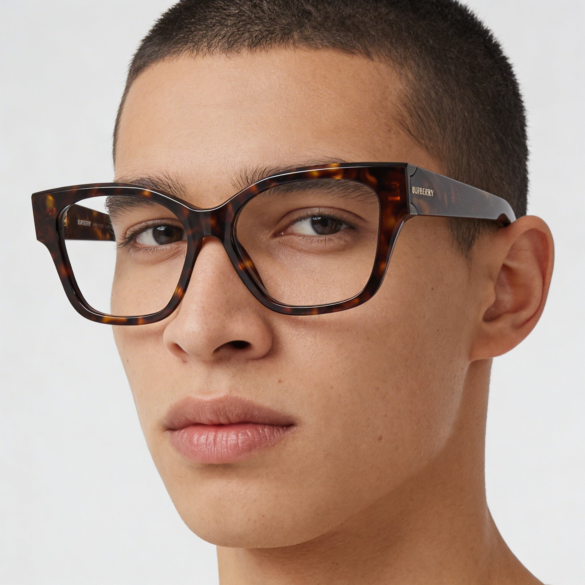 Burberry Unisex Brown Tortoise Frame Optical Eyeglasses for Prescription Lenses, Photo 4