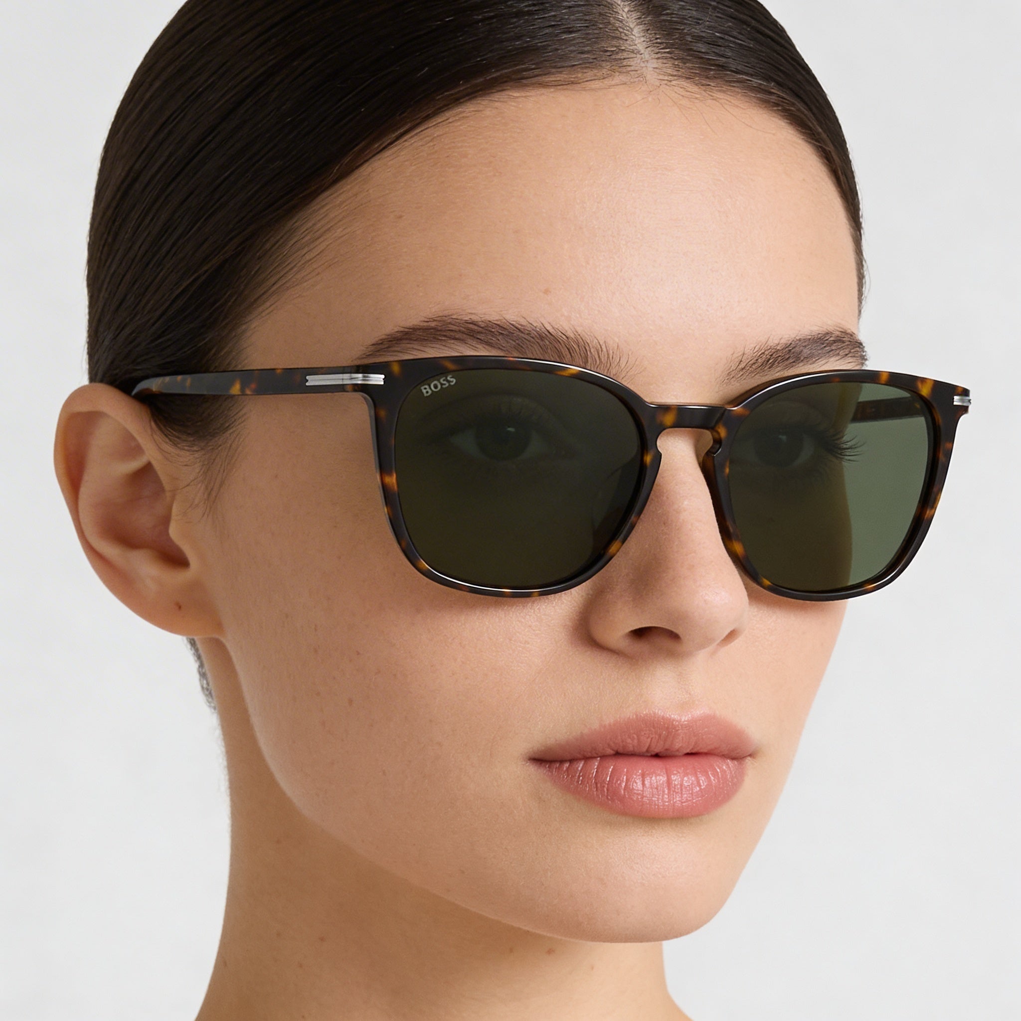 Hugo Boss Modern Women's Havana Eco Acetate Frame 100% UV Protection Sunglasses 56mm Lens Width, Photo 4