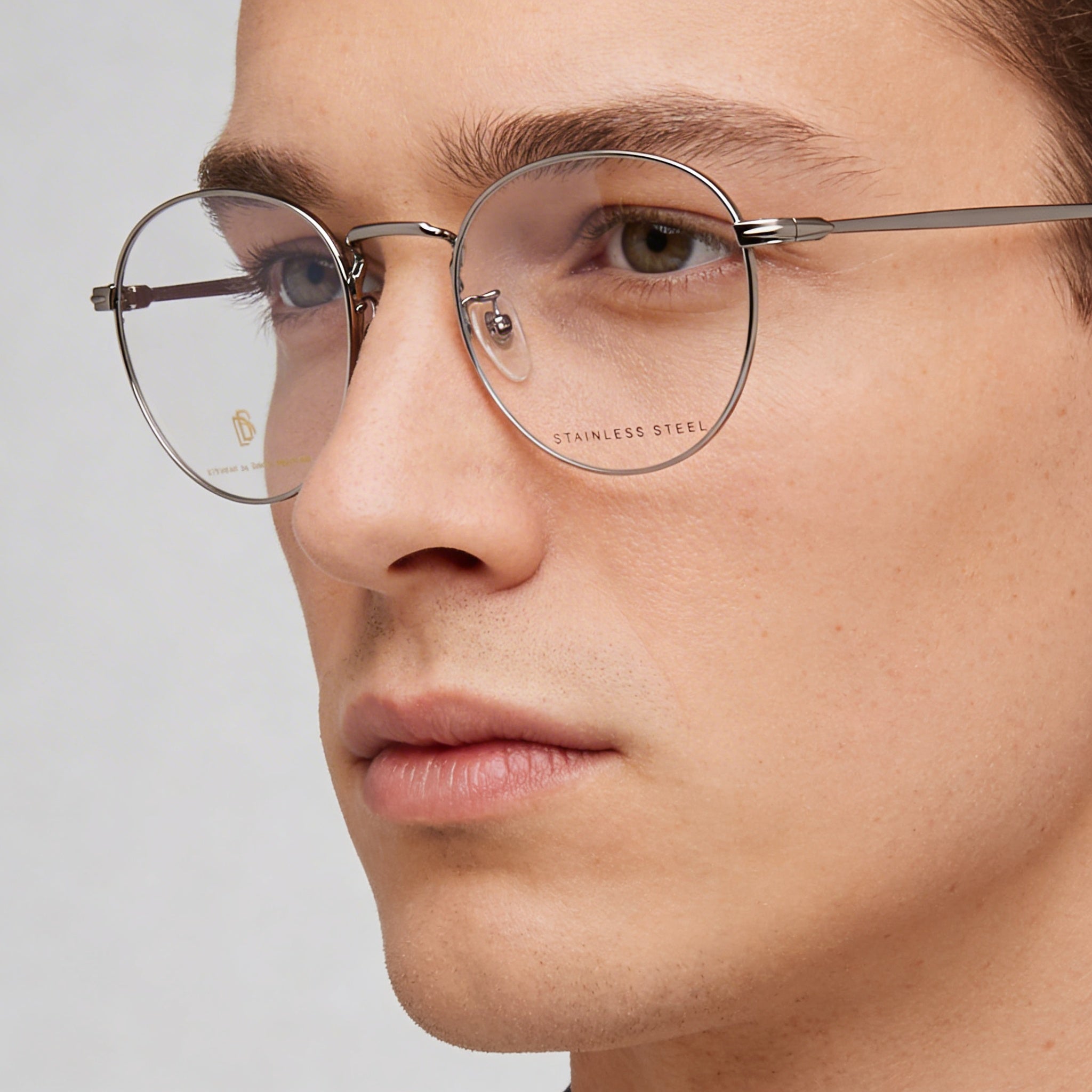 David Beckham Db 1015 Men's Casual Style Eyewear with Alloy Steel Frame and Ruthenium Lenses 52mm, Photo 4