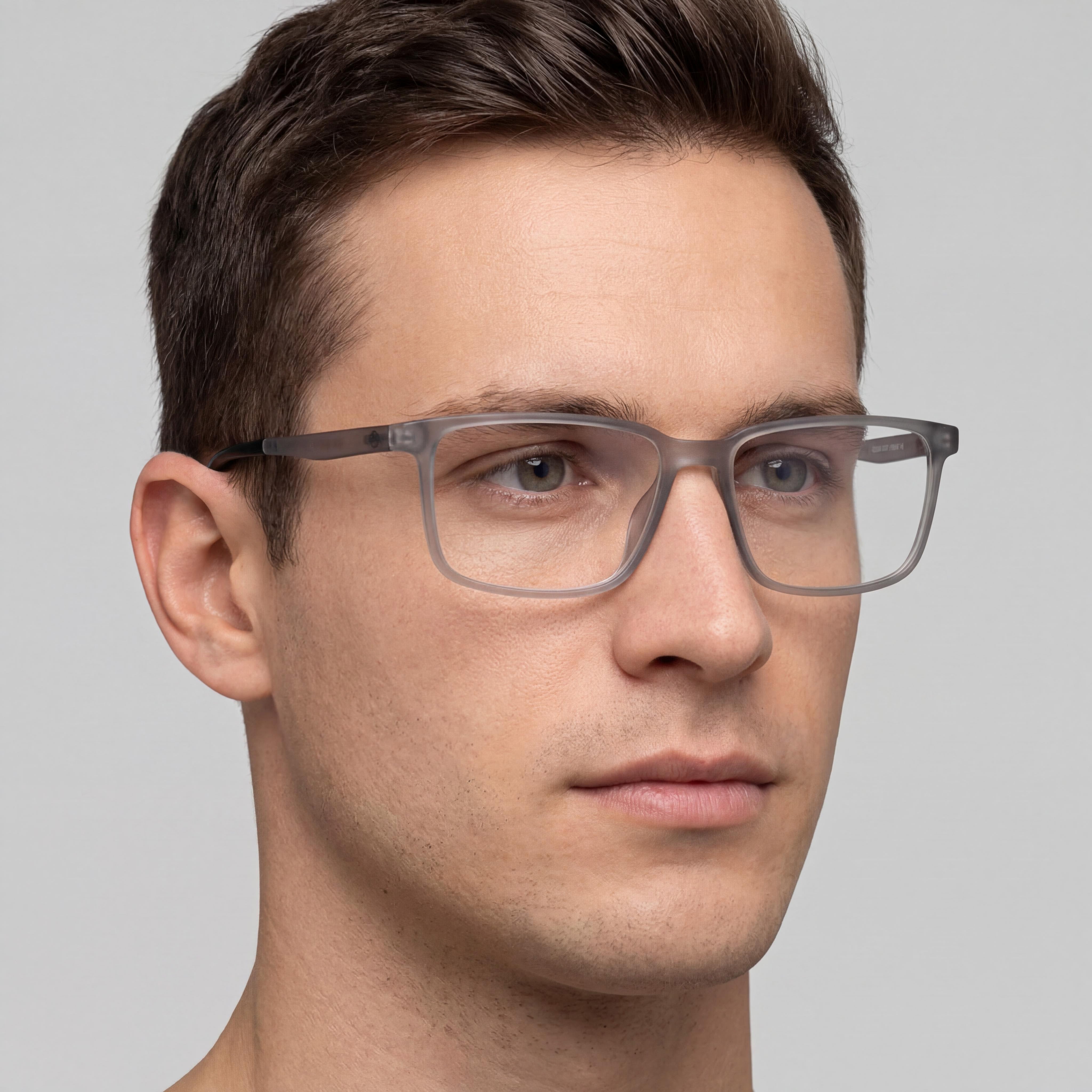 Harley-Davidson Hd50021 Men’s Eyewear with Matte Grey Injected Ophthalmic Frame and Multicoloured Polycarbonate Lenses 59-15-145, Photo 3