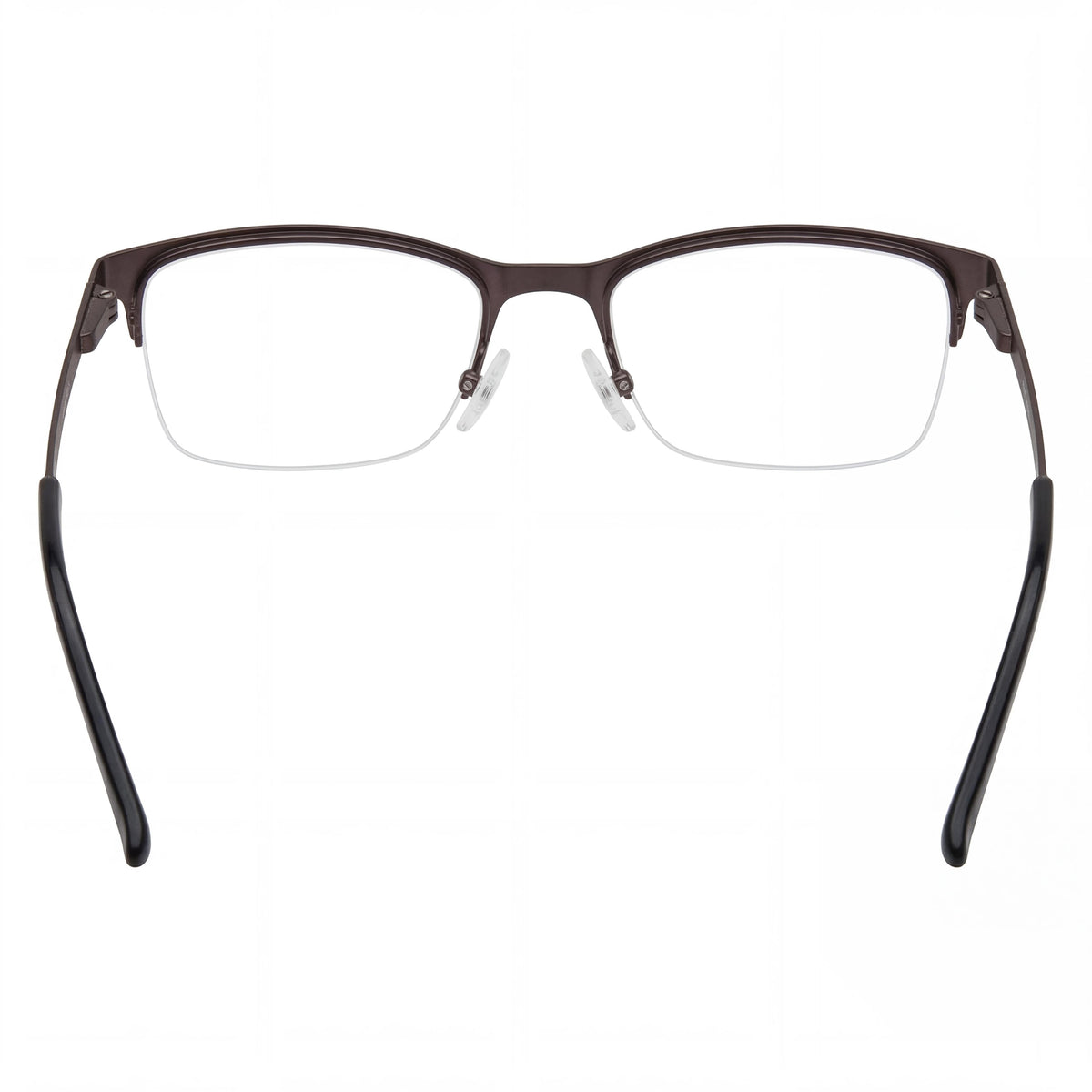 Gafas Chesterfield Ch 108xl para hombre, armazón de metal gris, lentes de policarbonato transparente 58-19-150, Photo 3