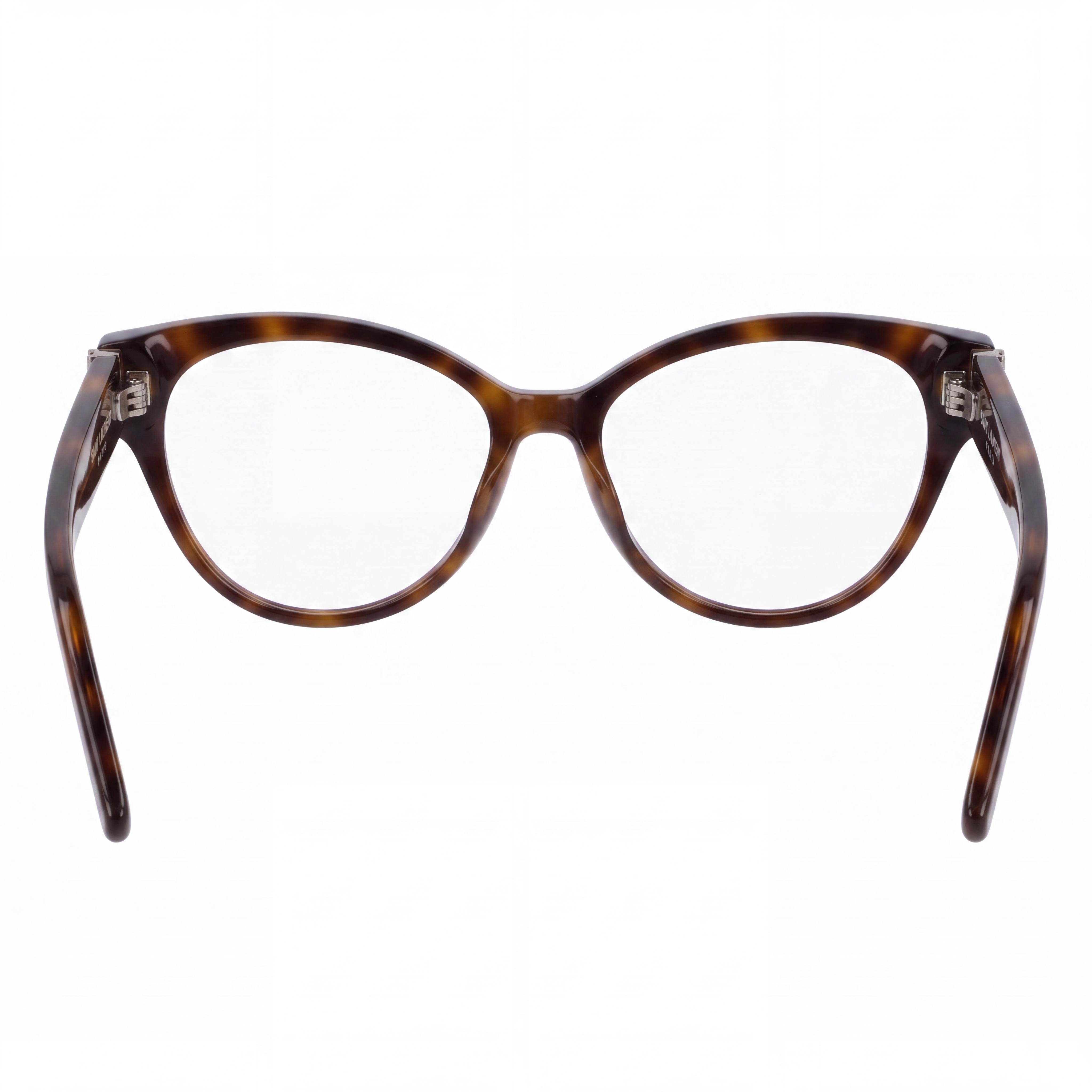Yves Saint Laurent Sl M34-005 Women's Tortoiseshell Acetate Frame Eyeglasses, Non- Clear Lenses, 53mm, Photo 3