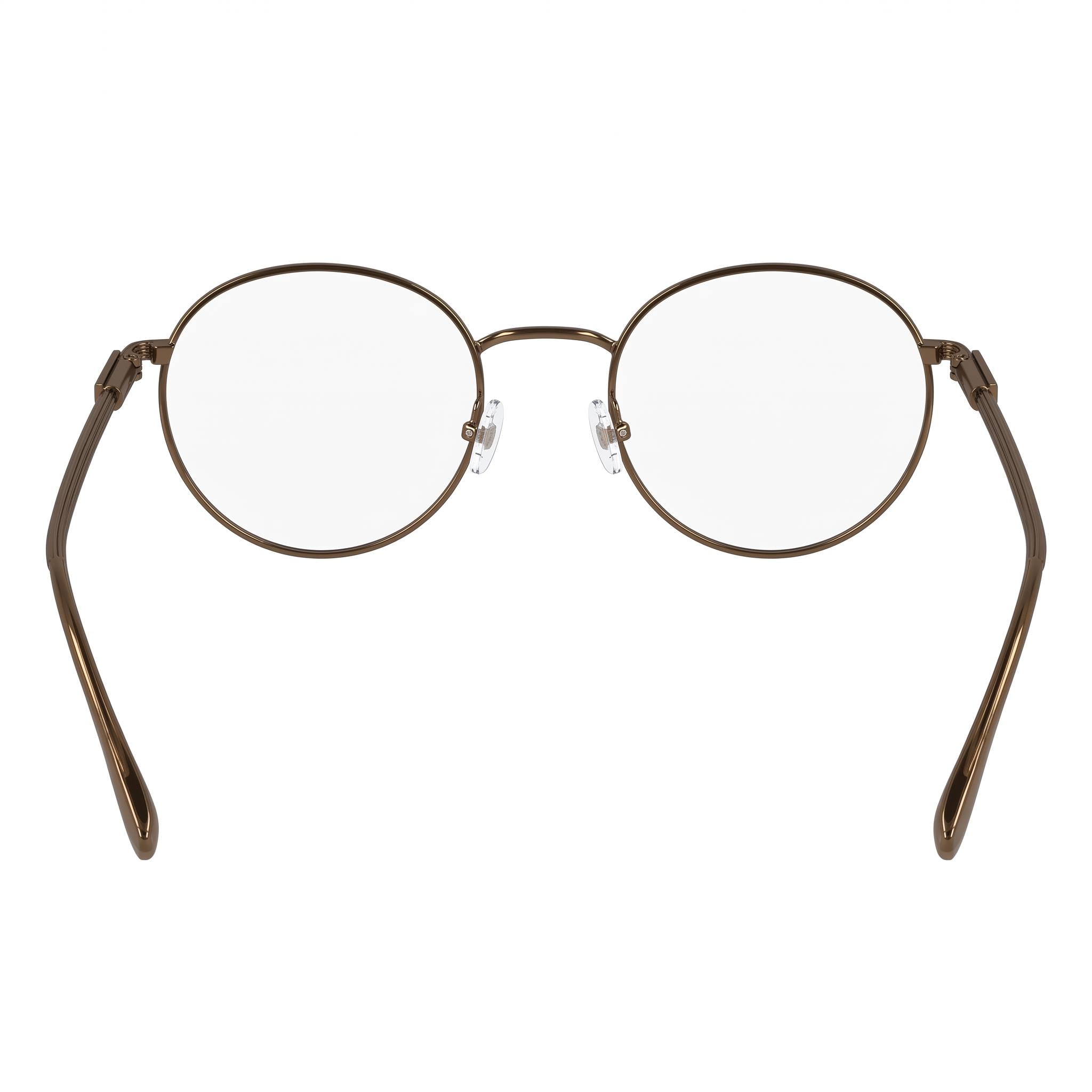 Gafas para hombre Ferragamo Sf2229 con montura metálica, acabado oro ámbar, 50 mm de ancho de lente, Photo 3