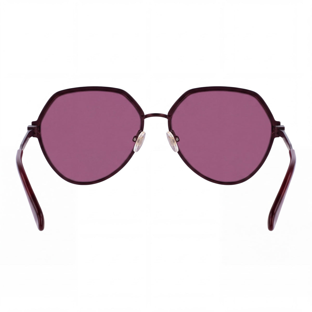 Salvatore Ferragamo Men's Modern Collection Acetate Frame Sunglasses in Matte Burgundy, Lens Width 62mm, Photo 3