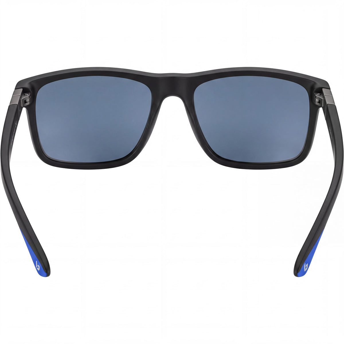 bollé Nerox Origo Unisex Classic Acetate Polarized Sunglasses with Black Frame & Blue Gun Lenses 57mm, Photo 3