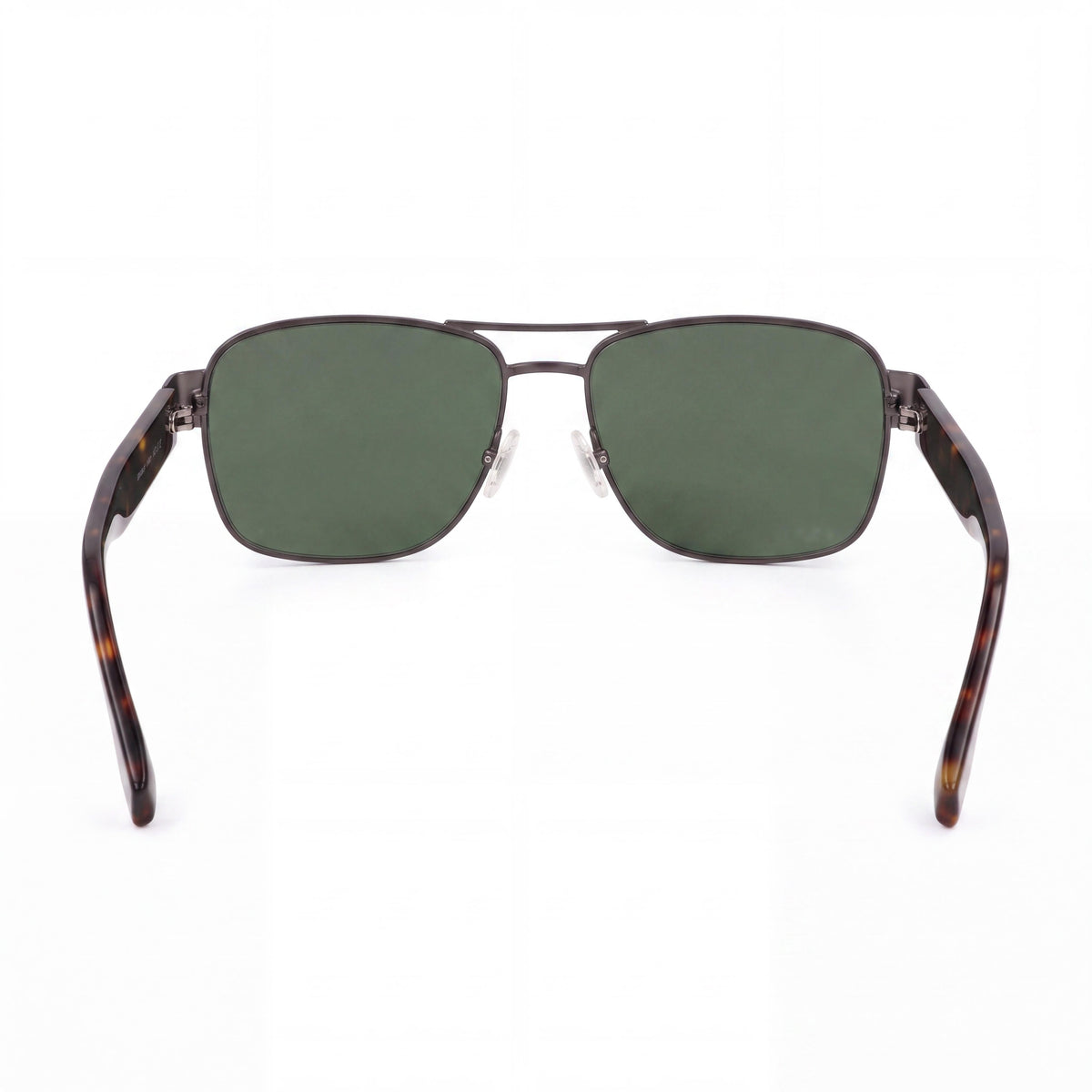Gafas de sol unisex Hugo Boss Casual con montura de acero inoxidable en tono habana y lentes verdes con protección UV de 60 mm, Photo 4