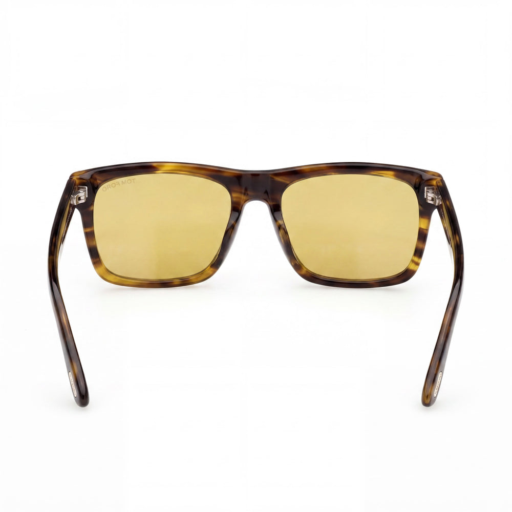 Gafas de sol Tom Ford Classic Havana de plástico marrón con protección UV para hombre de 58 mm