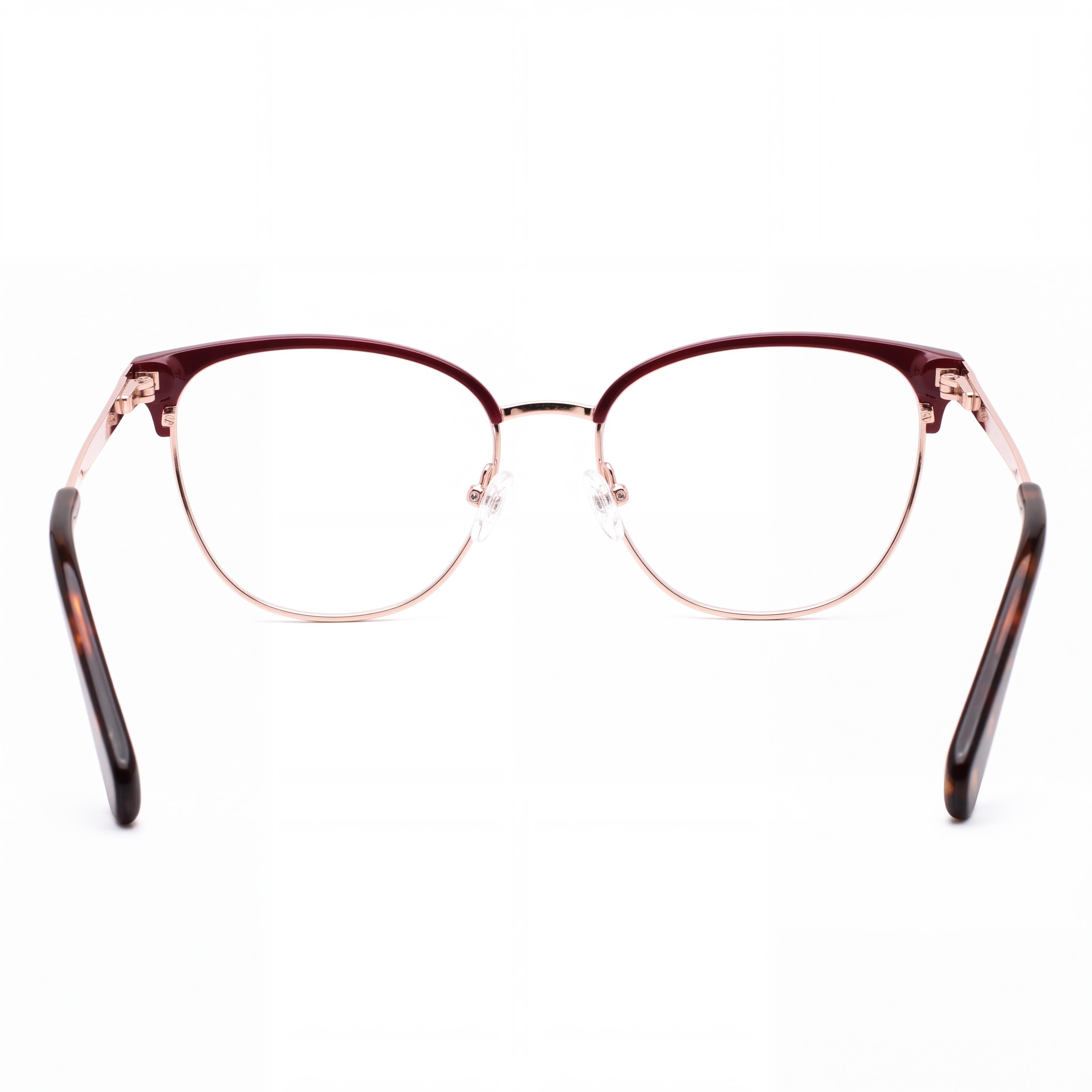Kenneth Cole REACTION Kc0877 Gafas para hombre con lentes - Montura metálica color burdeos mate - 53 mm, Photo 4
