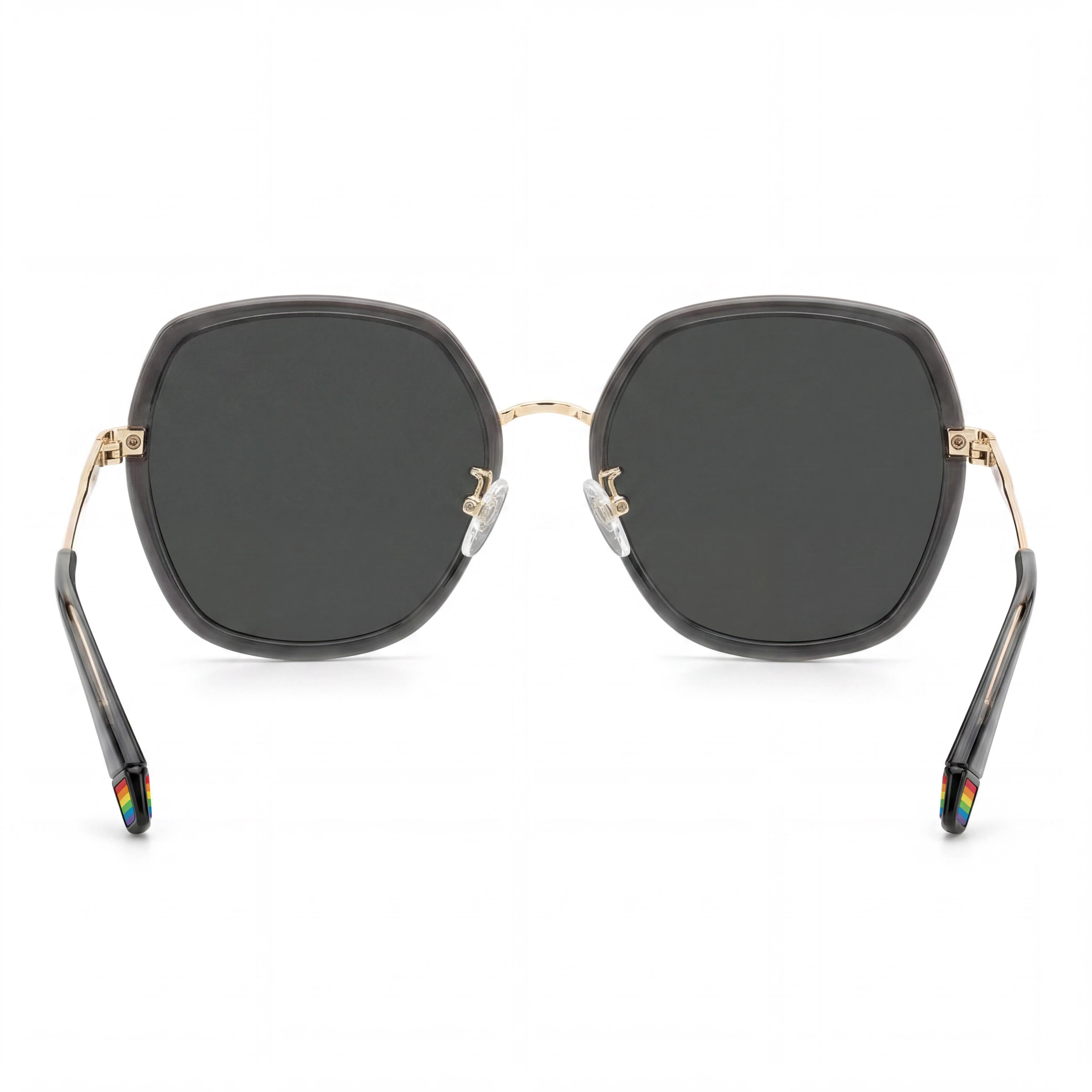 Gafas de sol Polaroid Pld 6153/G/S para mujer, montura de policarbonato gris, polarizadas, 100 % UV, 58 mm, Photo 3