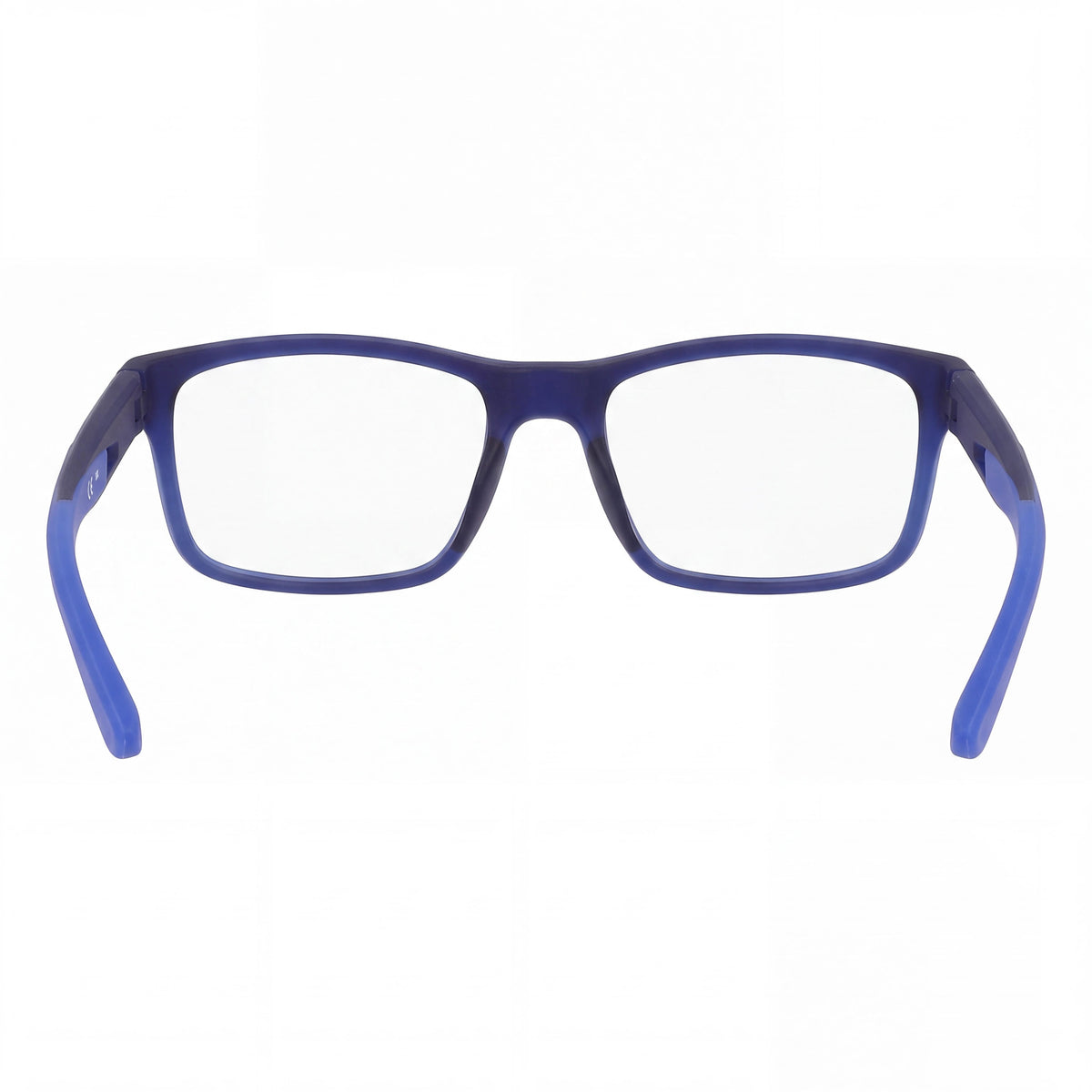 Nike 7015 N Men's Classic Acetate Eyeglasses with Transparent Lenses, Matte Midnight Navy/Racer Blue, 55mm, Photo 4