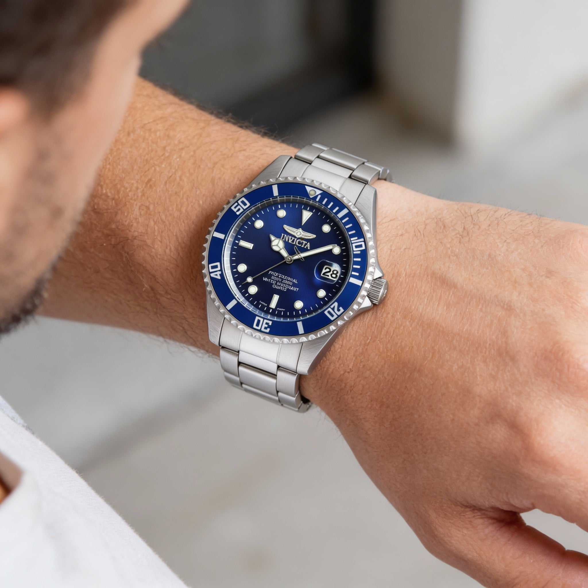 Invicta Pro Diver 9204OB Men's Stainless Steel Blue Dive Watch 38mm, Photo 2