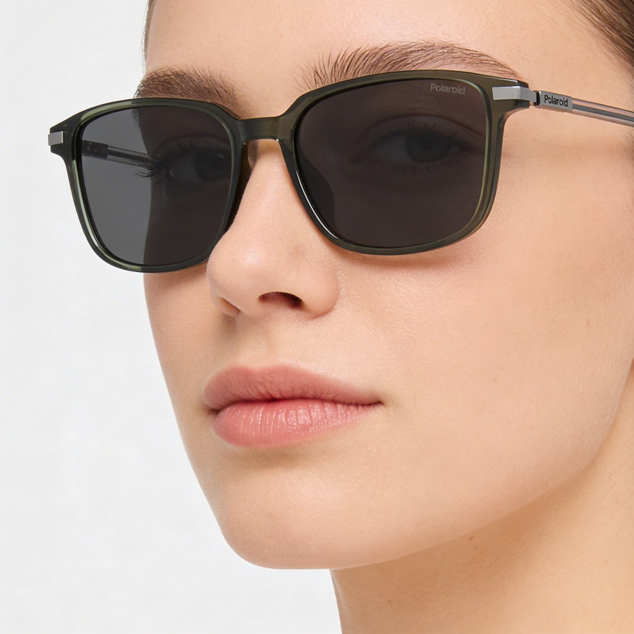Polaroid Pld 4169/G/S/X Women's Polycarbonate Green Grey Frame Grey Polarized Lenses Sunglasses 54mm, Photo 4