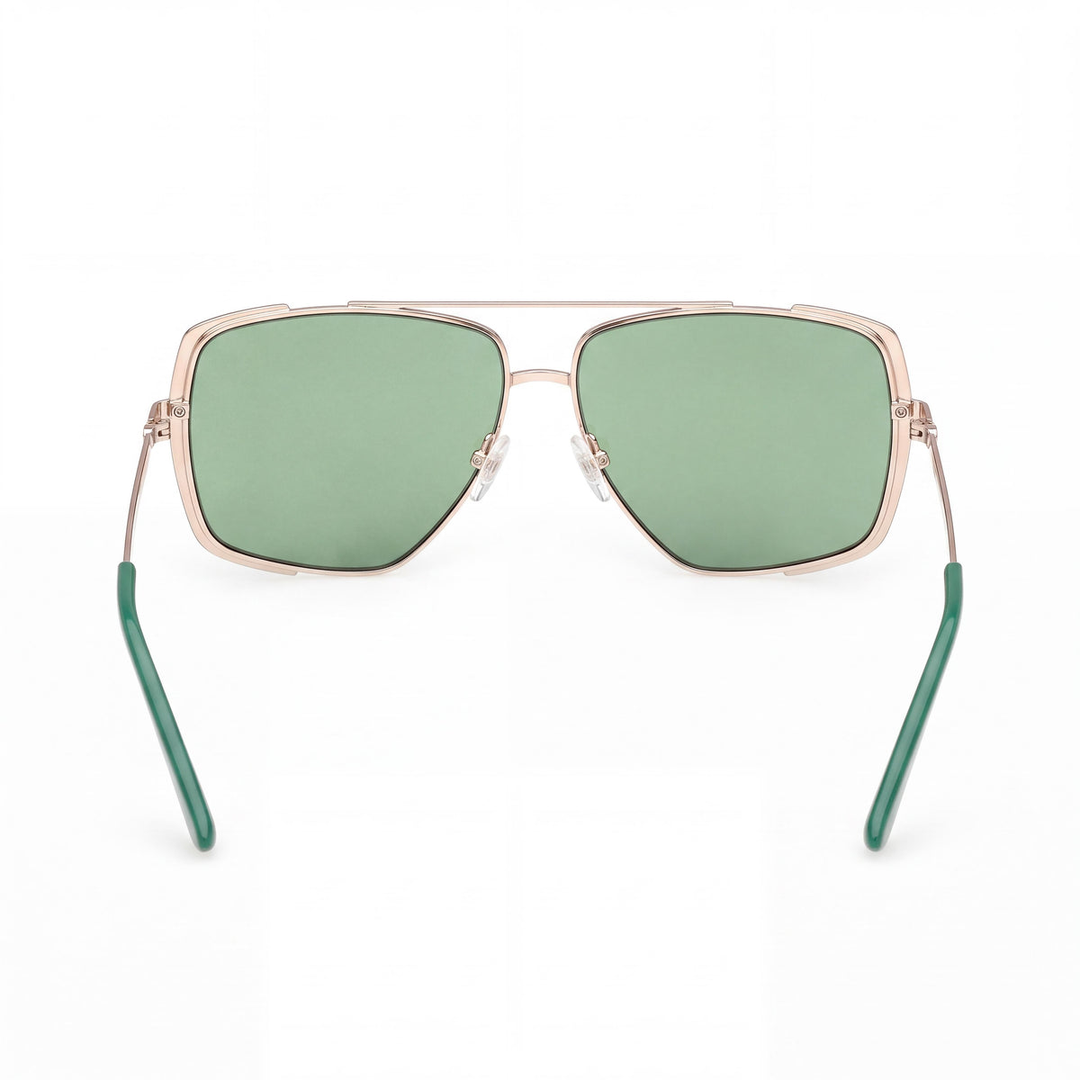 GUESS Gu00220 Women's Acetate Matte Dark Green Shiny Pale Gold Frame 62mm UV 400 Non-Polarized Sunglasses, Photo 3